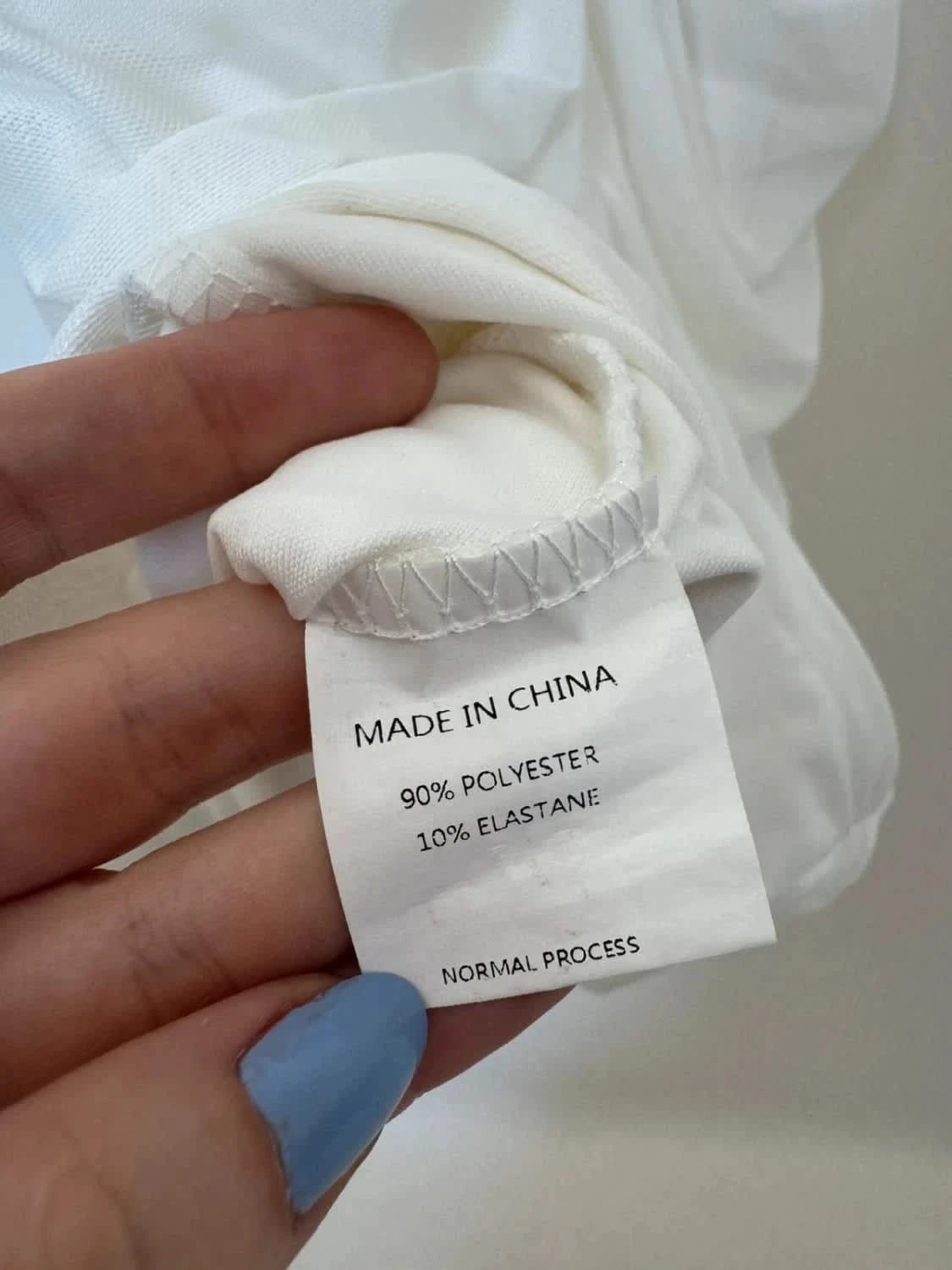 Robe blanche moulante Glamaker à col bénitier taille S - Photo 6/6
