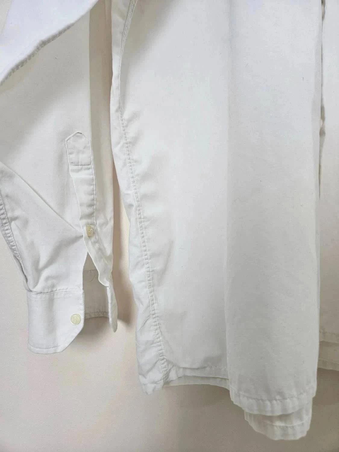 Chemise blanche Pierre Cardin logo brodé taille L - Photo 6/6