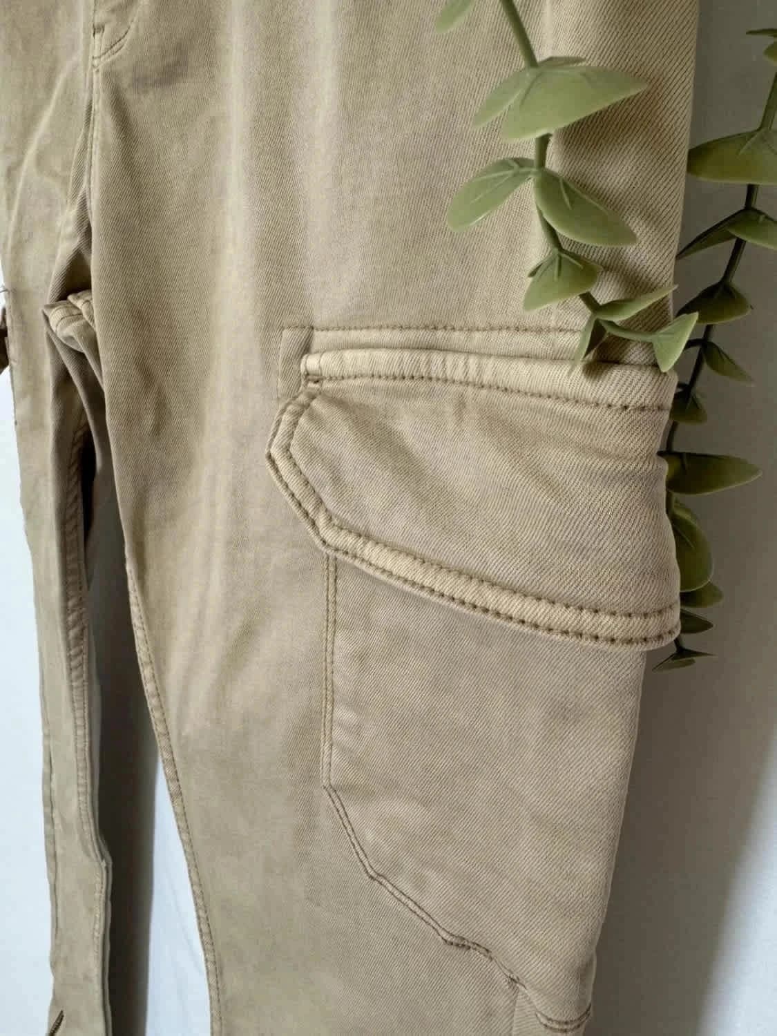 Pantalon cargo beige Skinny taille 42 - Photo 4/8