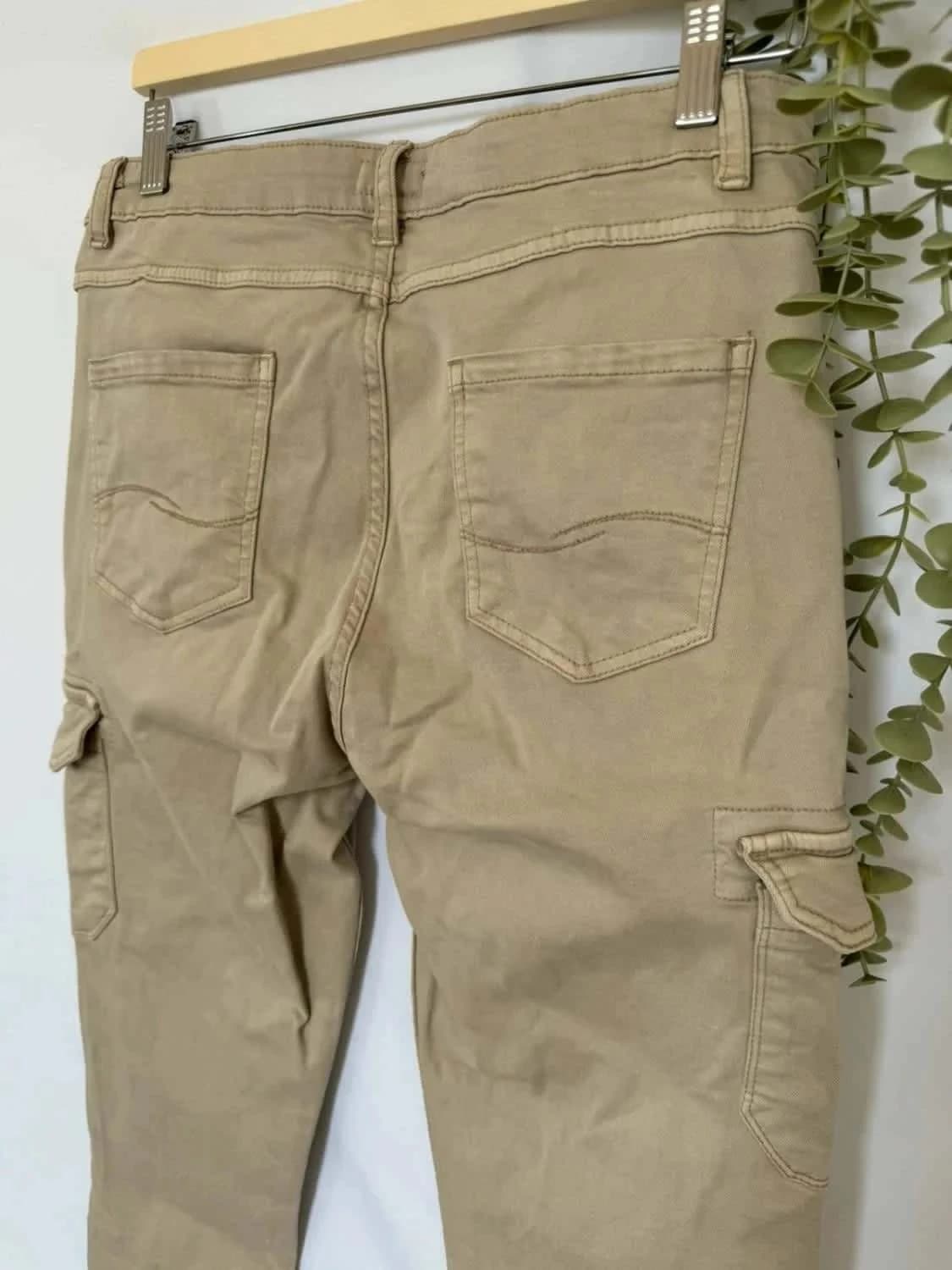 Pantalon cargo beige Skinny taille 42 - Photo 5/8