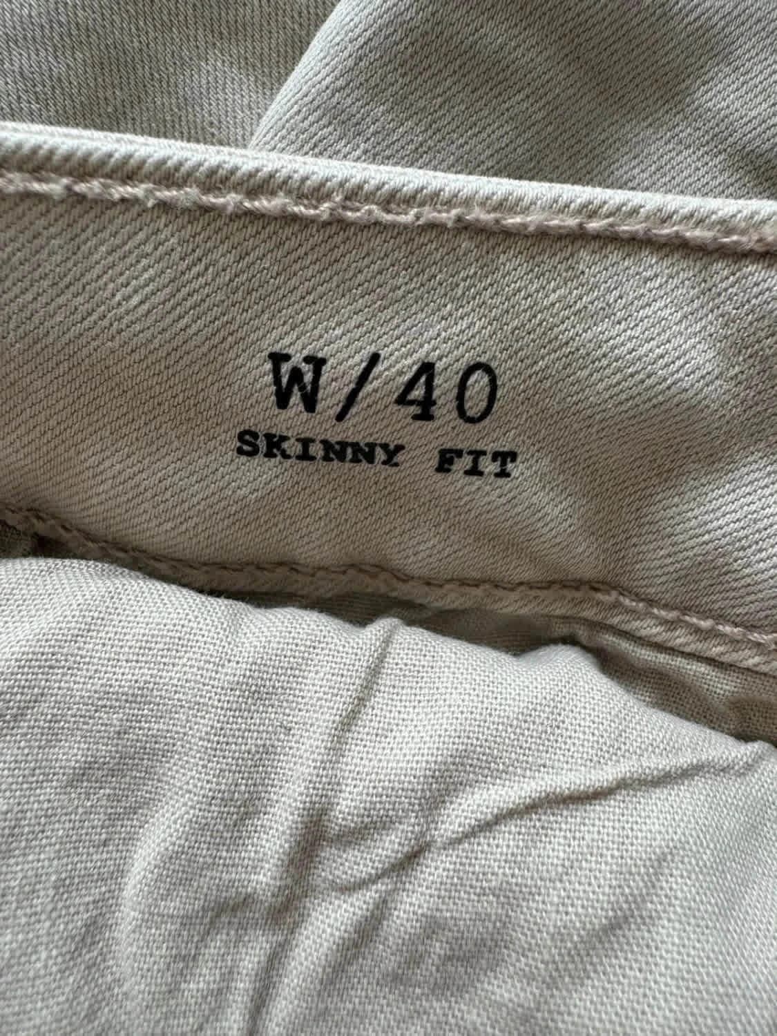 Pantalon cargo beige Skinny taille 42 - Photo 7/8
