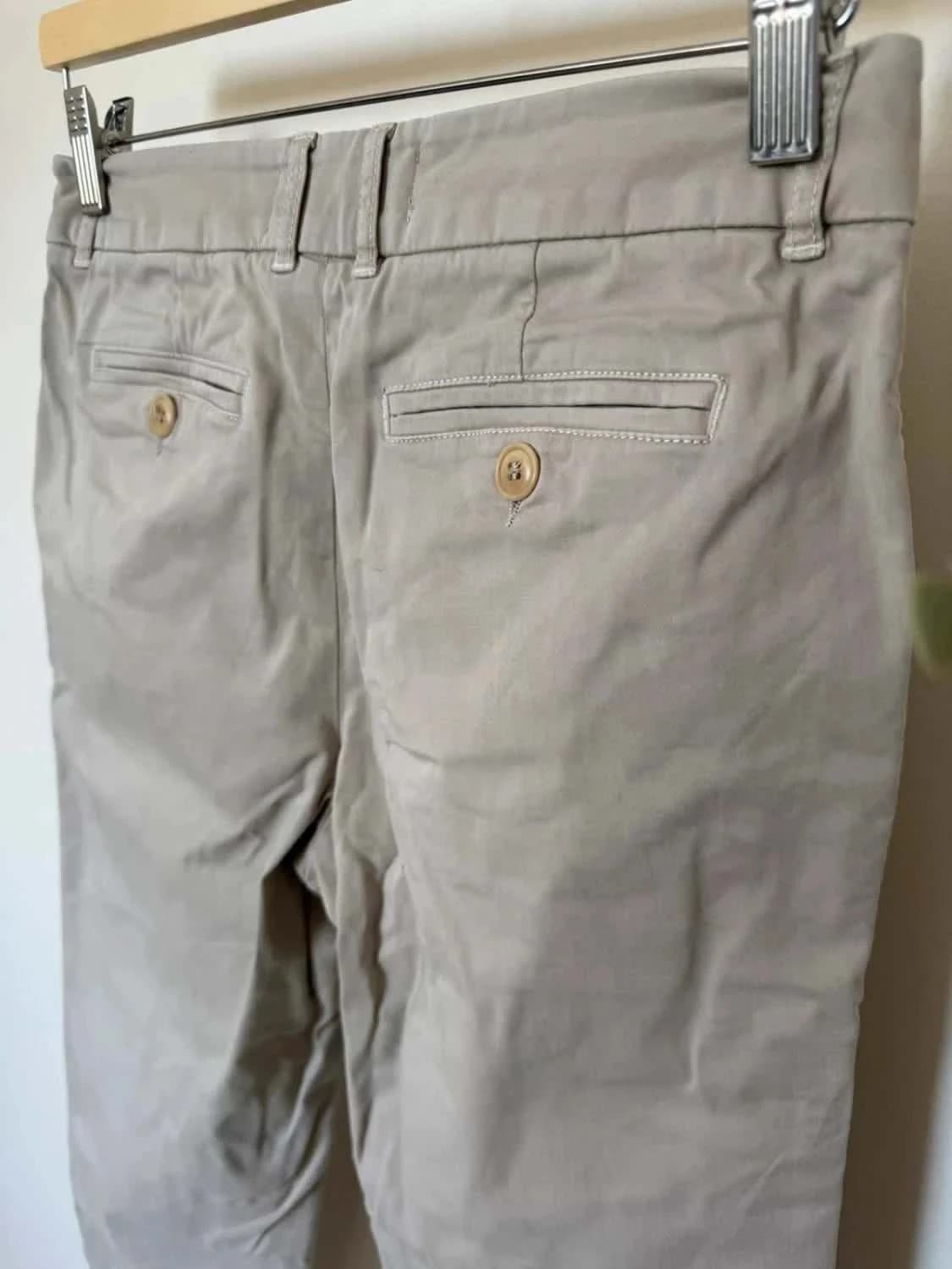 Weekend MaxMara chino beige Sofia coton stretch taille 36 - Photo 4/8