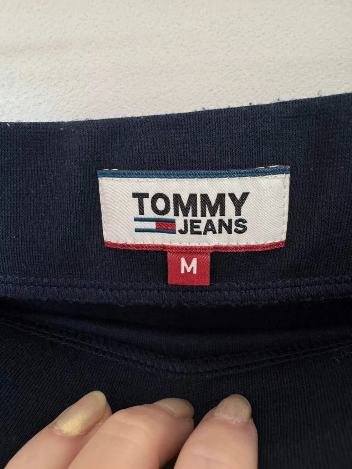 Jupe moulante Tommy jeans bande logo bleu marine taille M - Photo 5/7