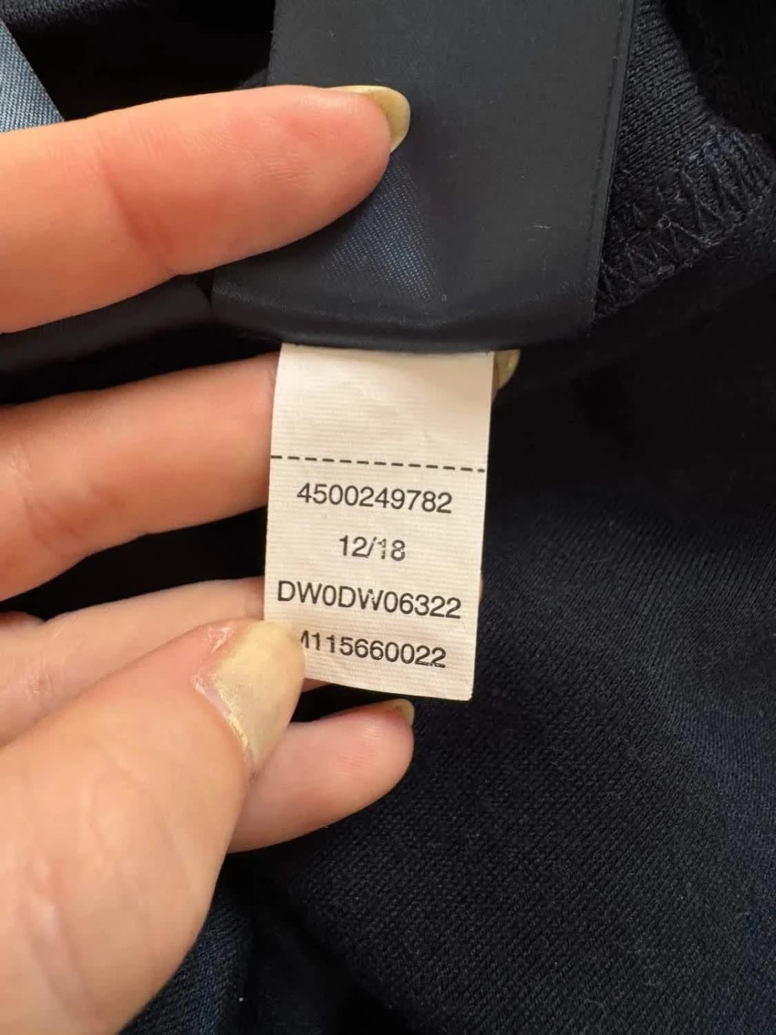 Jupe moulante Tommy jeans bande logo bleu marine taille M - Photo 7/7