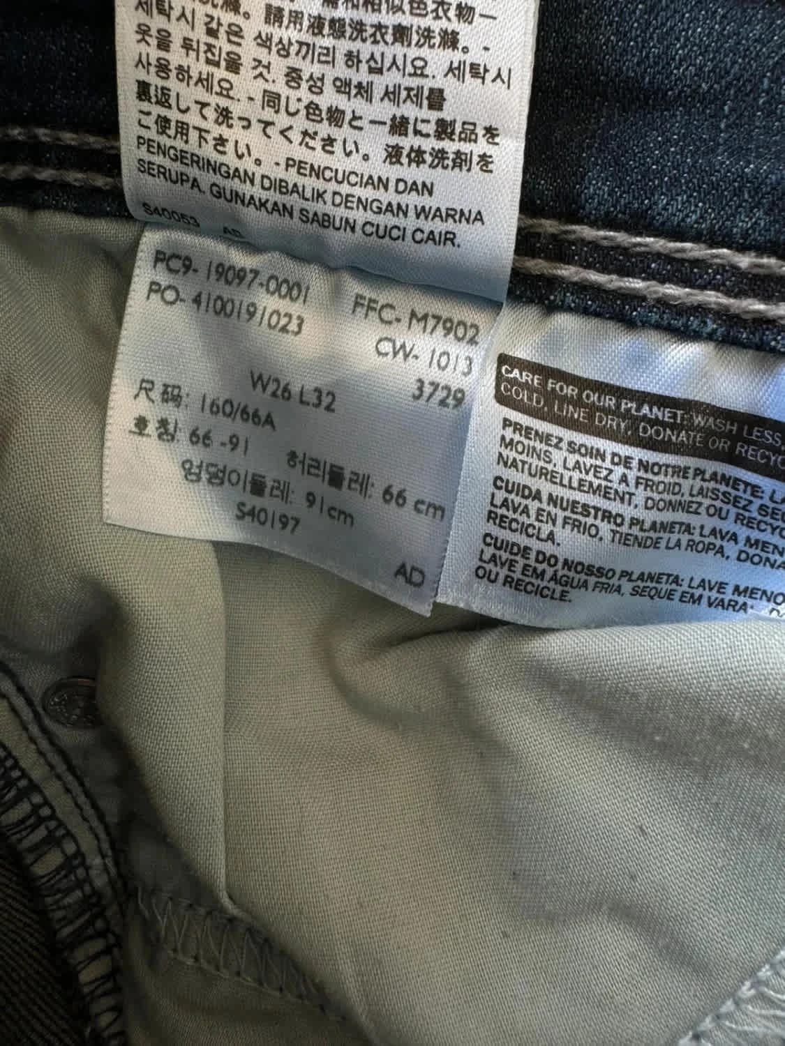 Levi’s jean Skinny Blank tab collection spéciale W26 L32 - Photo 4/7