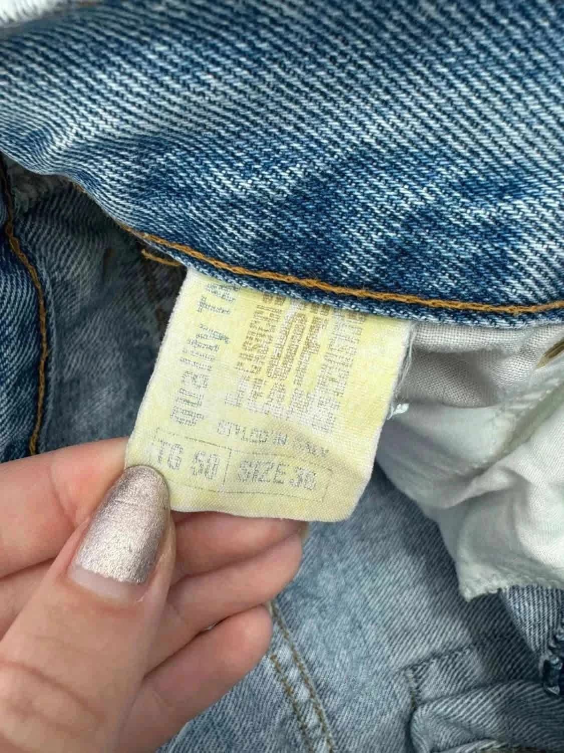 Jean Casucci vintage Denim bleu W36 - Photo 6/7