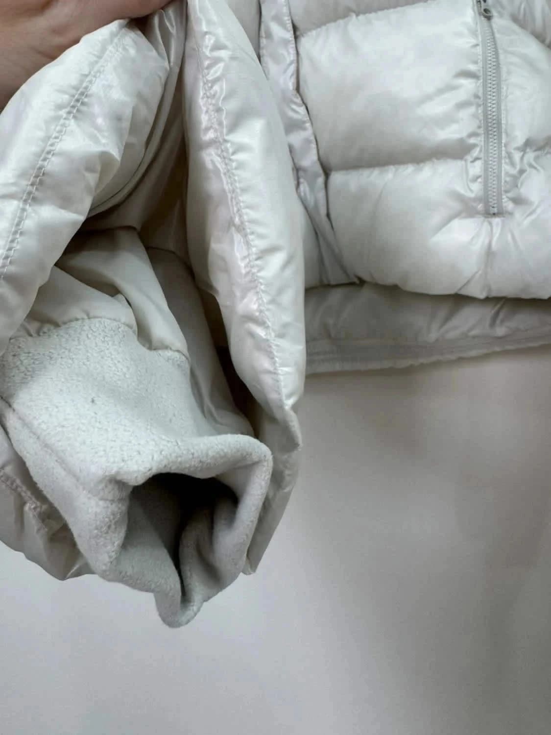 Doudoune matelassée blanche Puffer Nike avec capuche coupe ample Therma-Fit taille L - Photo 10/20