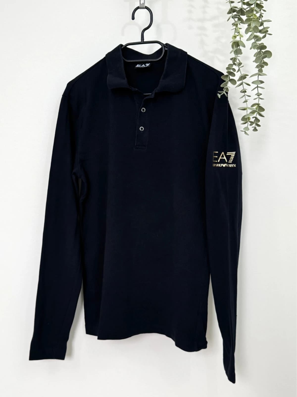 Polo manches longues Emporio Armani EA7 noir taille M - Photo 2/8