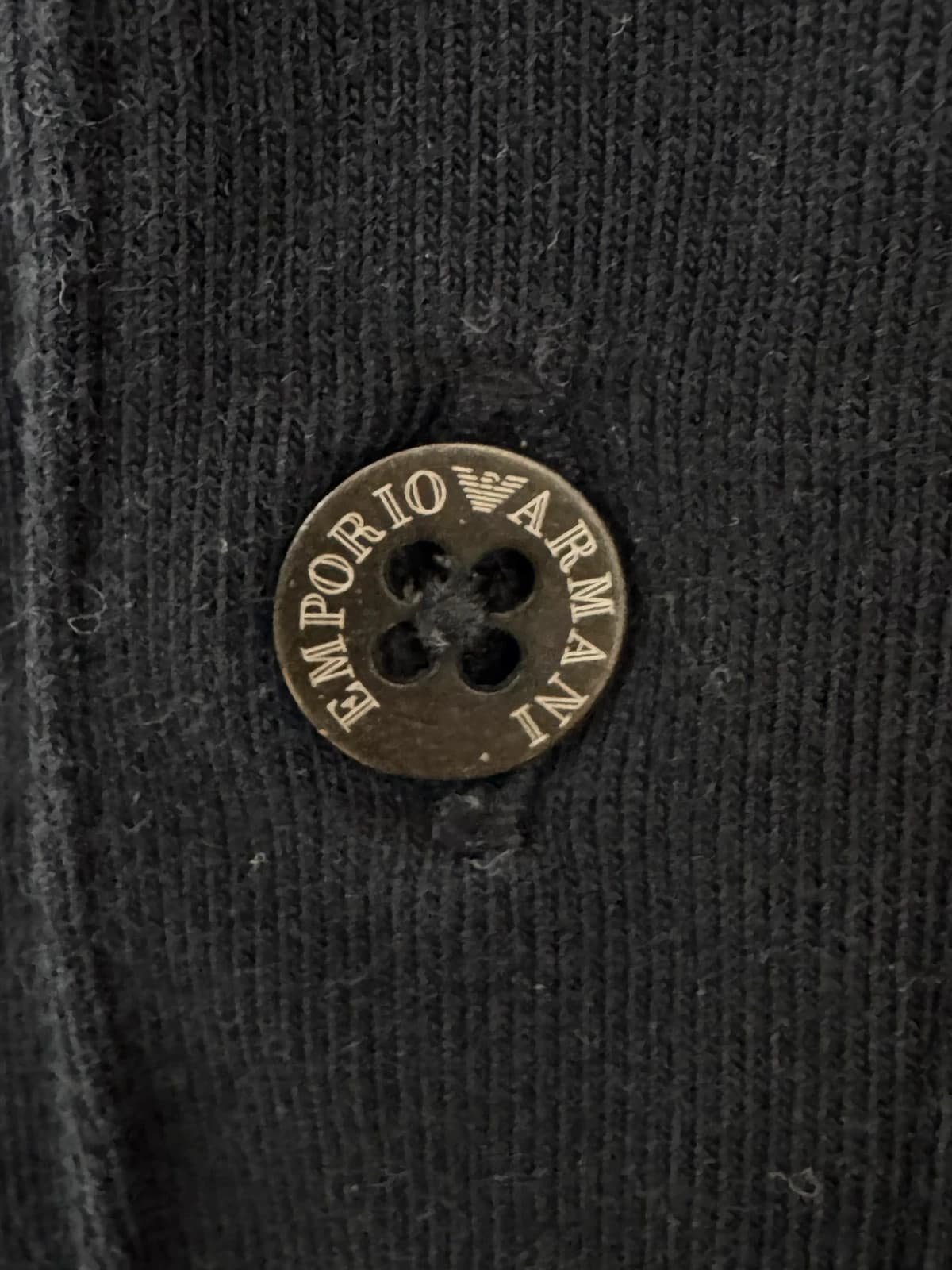 Polo manches longues Emporio Armani EA7 noir taille M - Photo 5/8