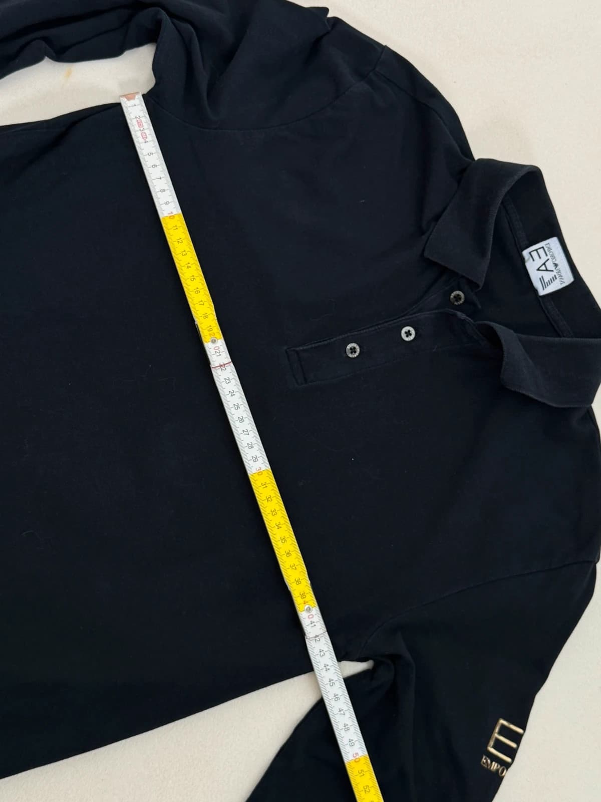 Polo manches longues Emporio Armani EA7 noir taille M - Photo 8/8