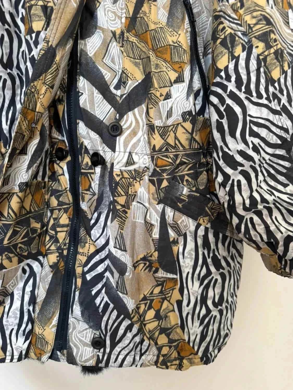 Manteau safari chic Fuchs & Schmitt fausse fourrure taille 40 - Photo 3/11