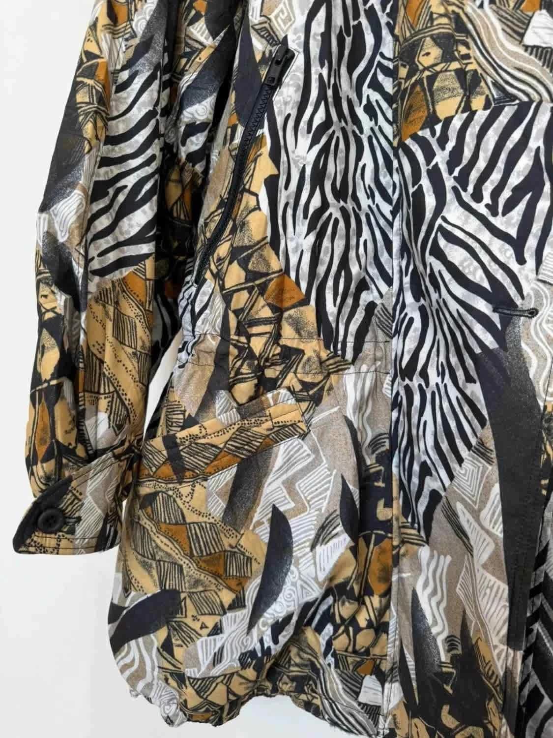 Manteau safari chic Fuchs & Schmitt fausse fourrure taille 40 - Photo 4/11