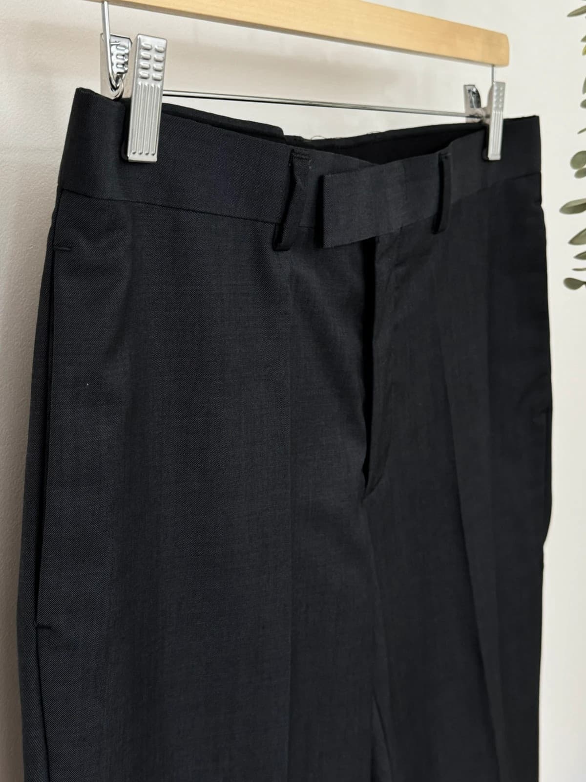 Pantalon tailleur Sandro noir laine taille 40/M - Photo 4/9