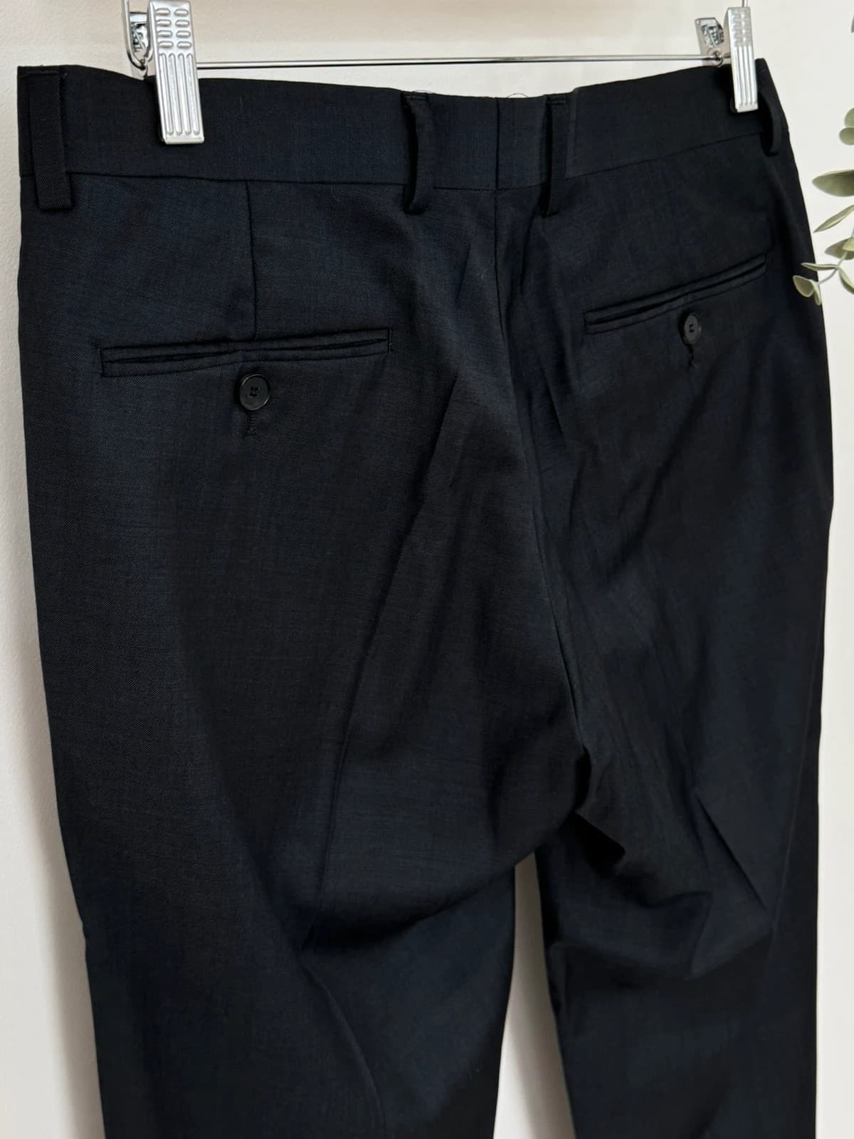 Pantalon tailleur Sandro noir laine taille 40/M - Photo 5/9