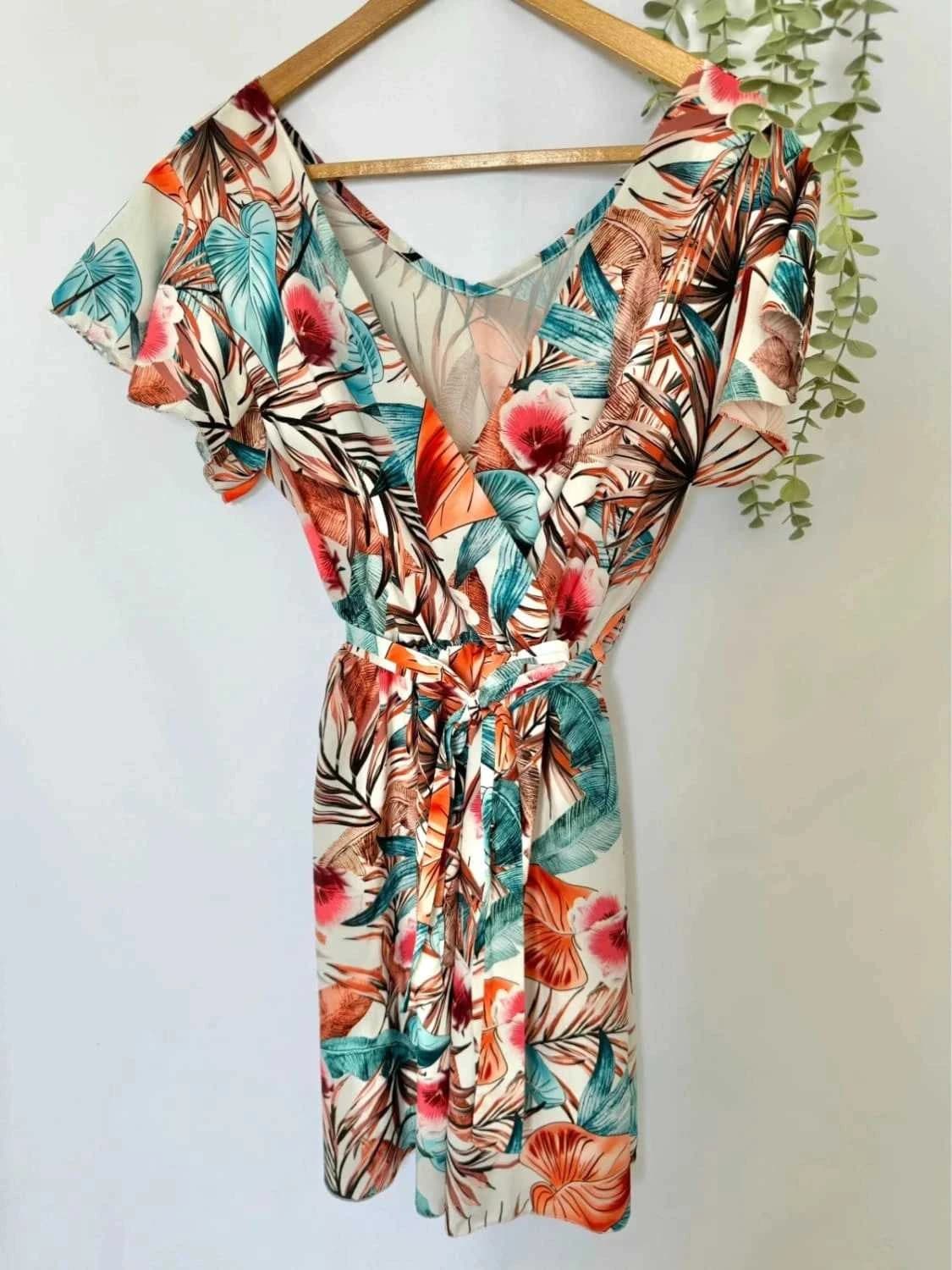 Robe été fleurie taille unique - Photo 2/4
