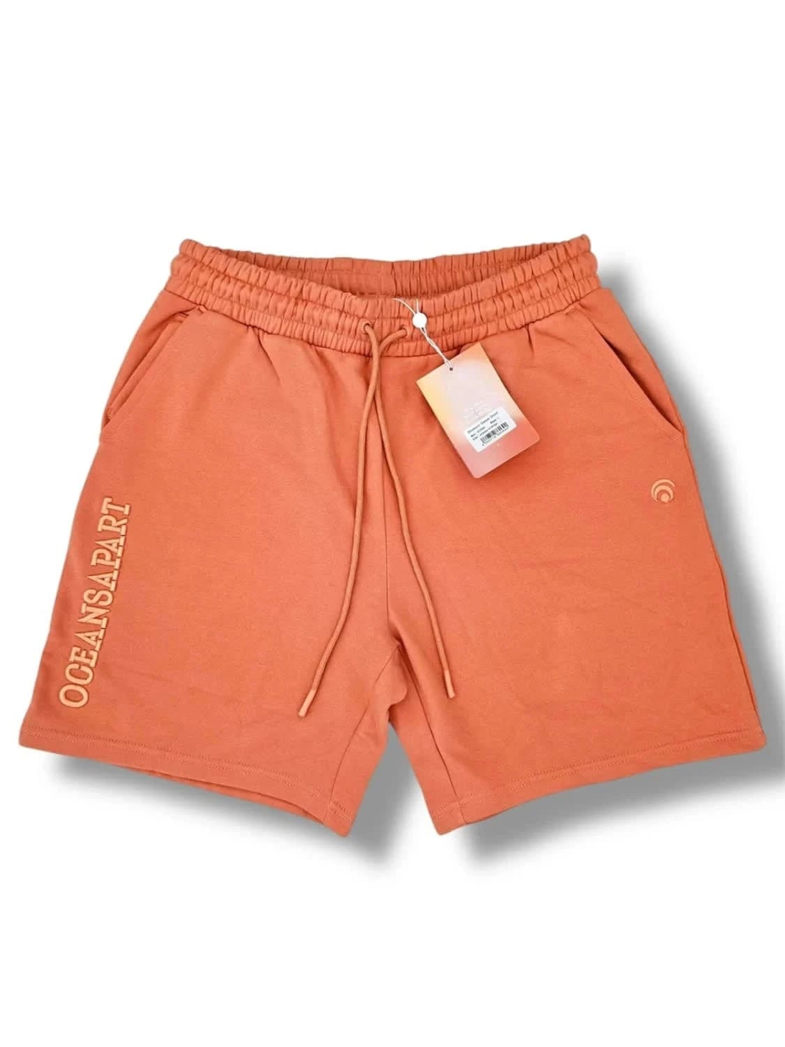 Short Oceans Apart orange Blossom Sweat brodé taille L - Photo 1/6
