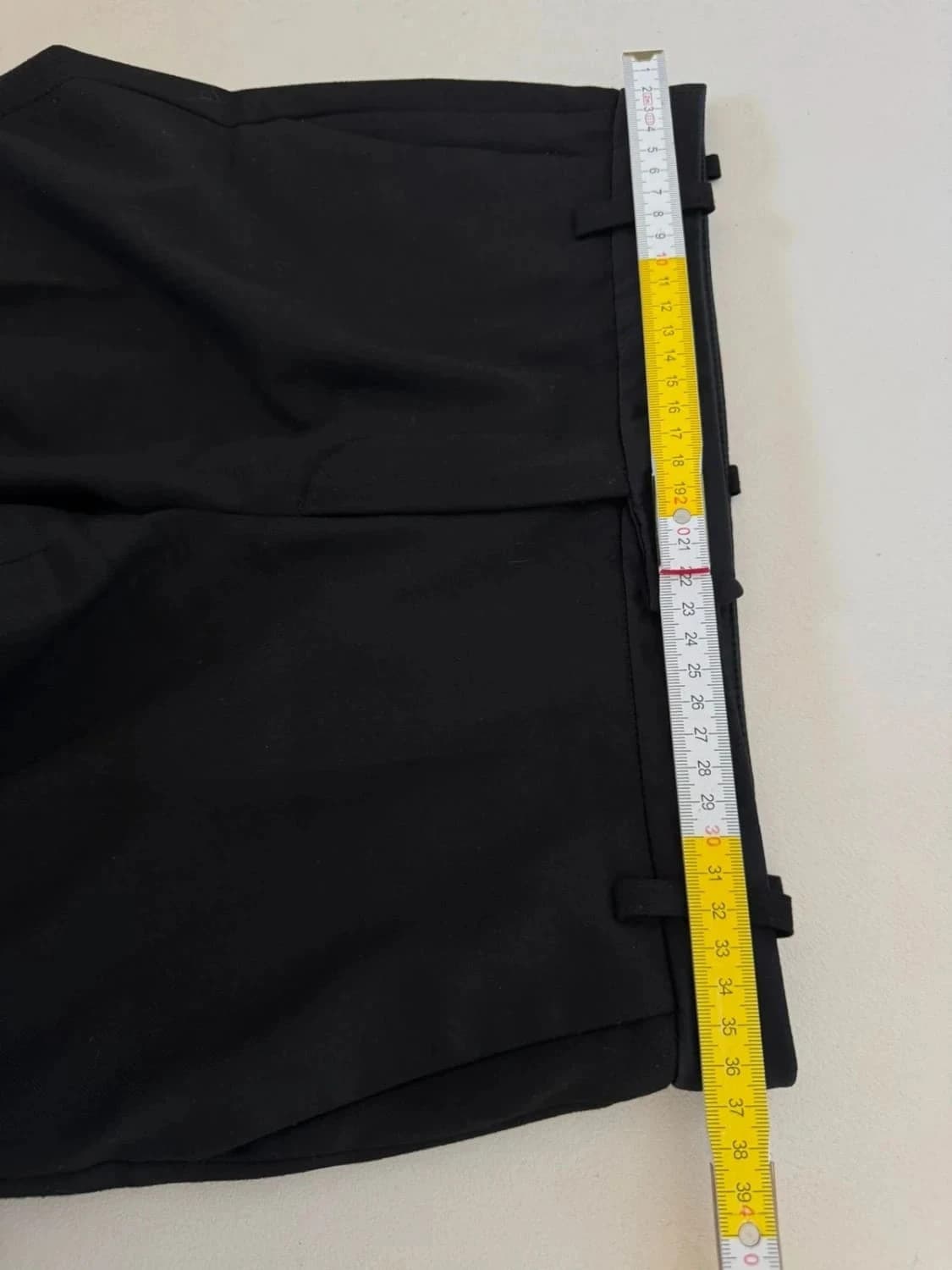 Pantalon ajusté Maje noir Roman coupe cigarette chic ceinture soie taille 34 - Photo 7/7