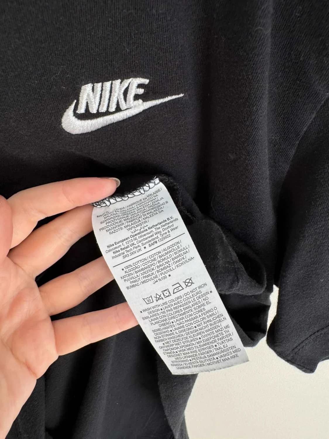 T-shirt Nike coton noir logo brodé taille XS - FP2512126 - Photo 6/7