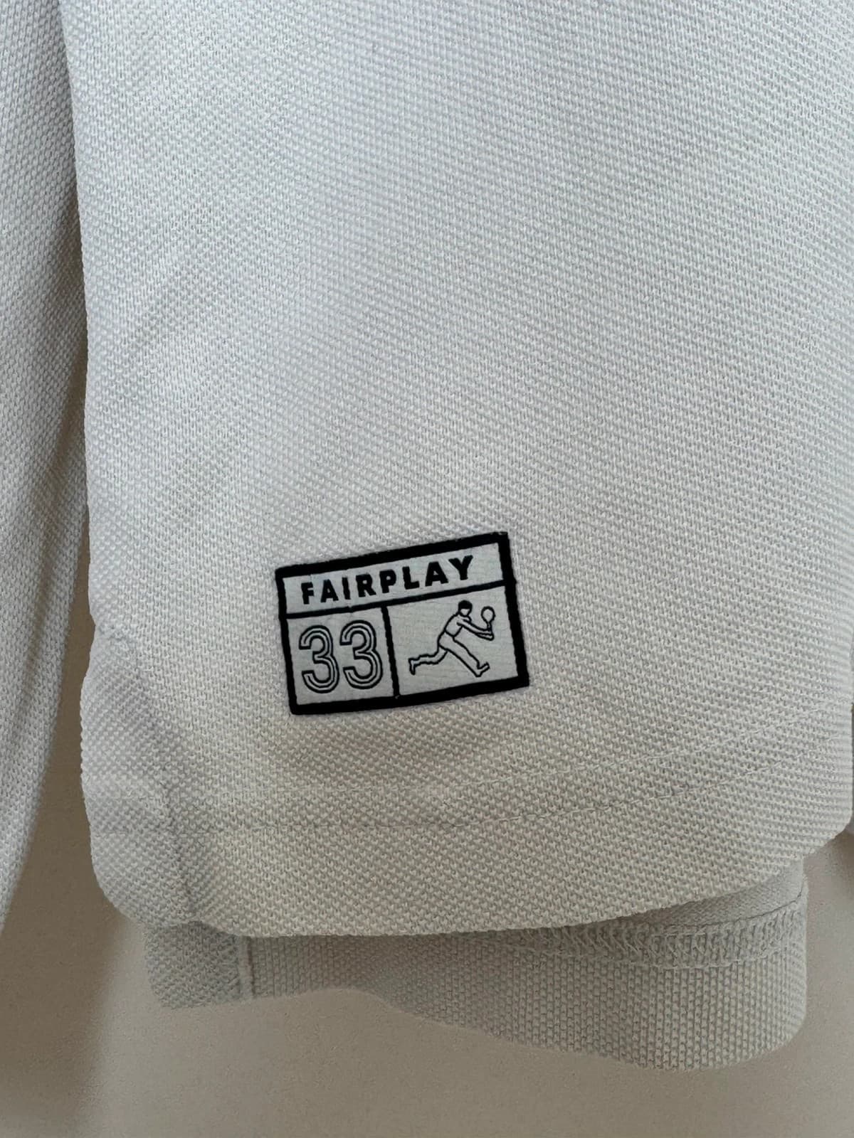 Polo manches longues piqué Lacoste blanc marine taille XXL - FP260261 - Photo 3/12