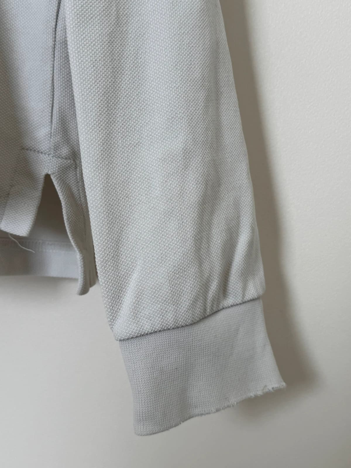 Polo manches longues piqué Lacoste blanc marine taille XXL - FP260261 - Photo 4/12