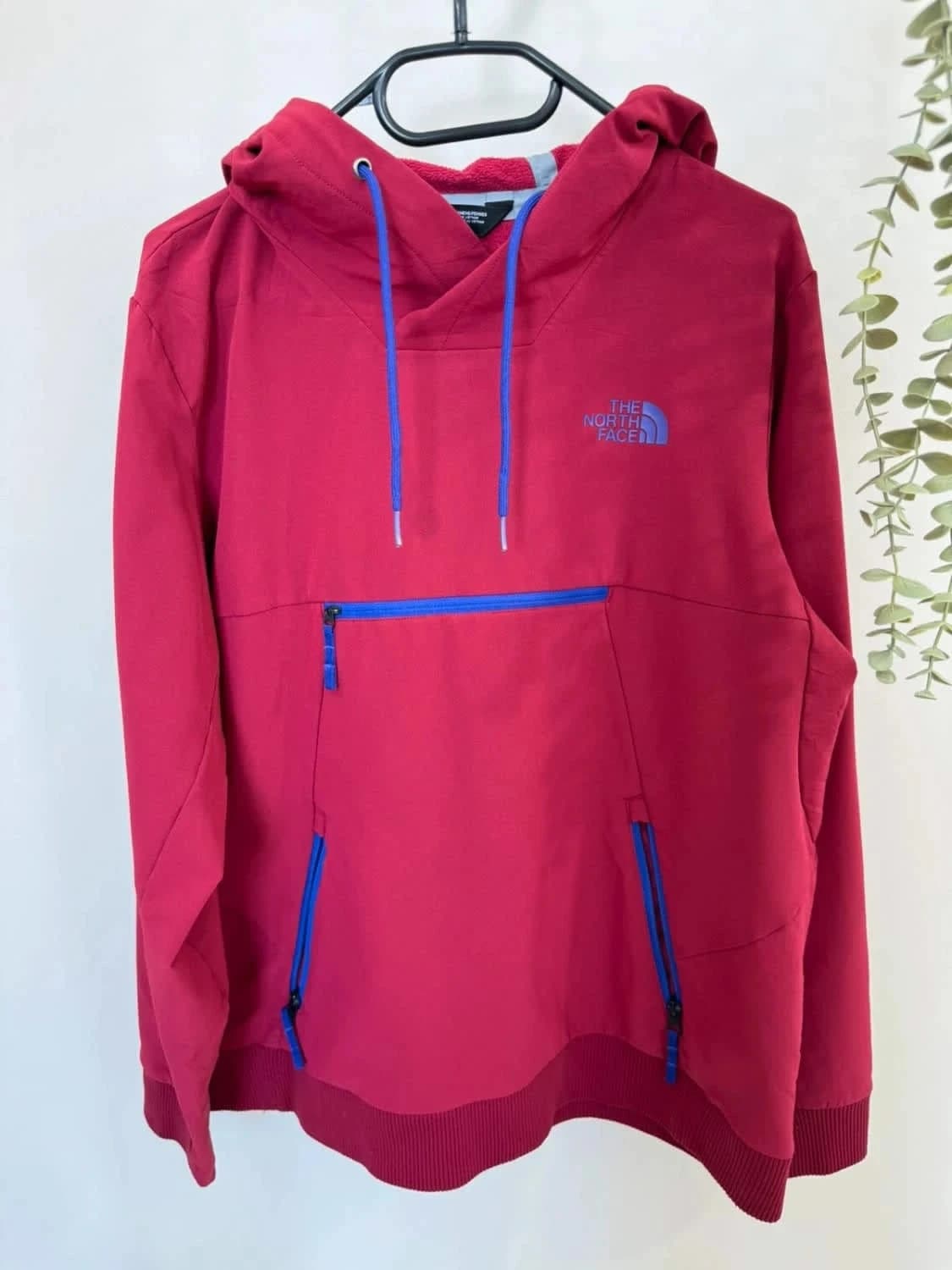 Sweat à capuche/Hoodie The North Face avec poches zippées magenta taille L - Photo 2/7