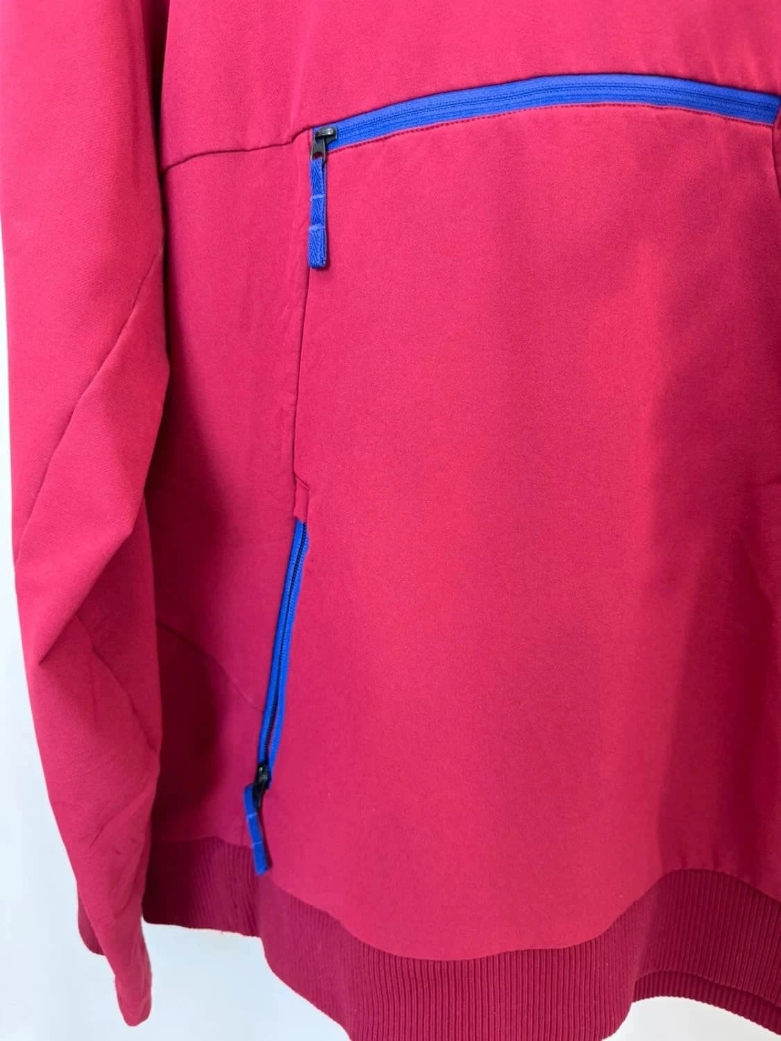 Sweat à capuche/Hoodie The North Face avec poches zippées magenta taille L - Photo 3/7