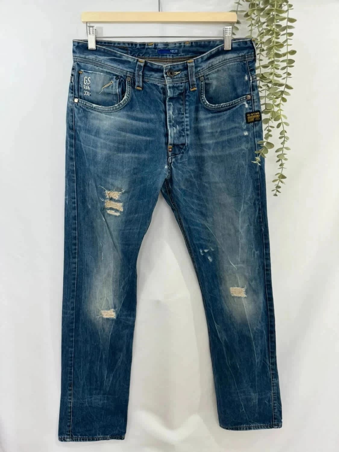 Jean troué G-Star Raw 3301 taille 44 - Photo 3/16