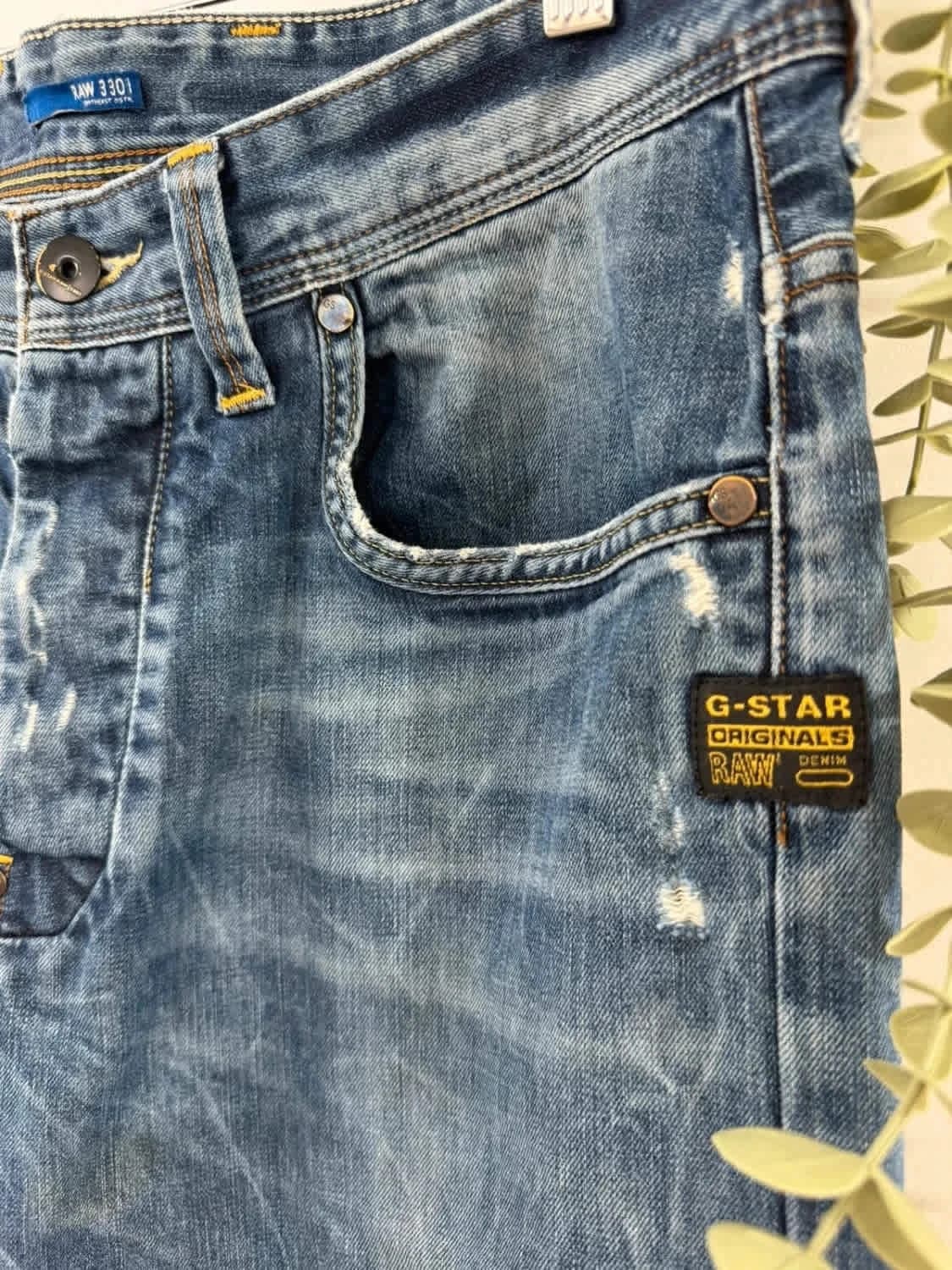 Jean troué G-Star Raw 3301 taille 44 - Photo 5/16
