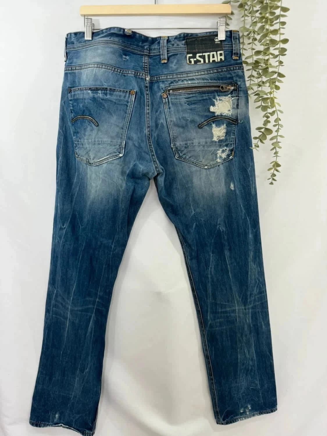Jean troué G-Star Raw 3301 taille 44 - Photo 9/16