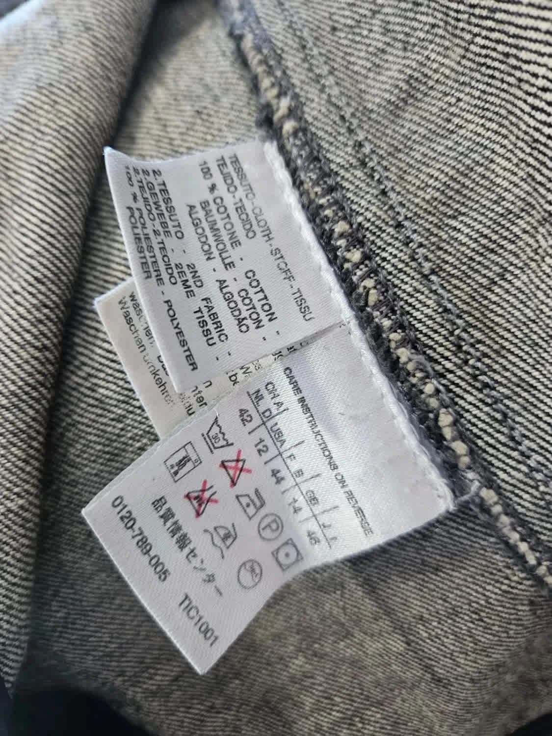 Veste en jean noire denim Sportmax code - Photo 5/8
