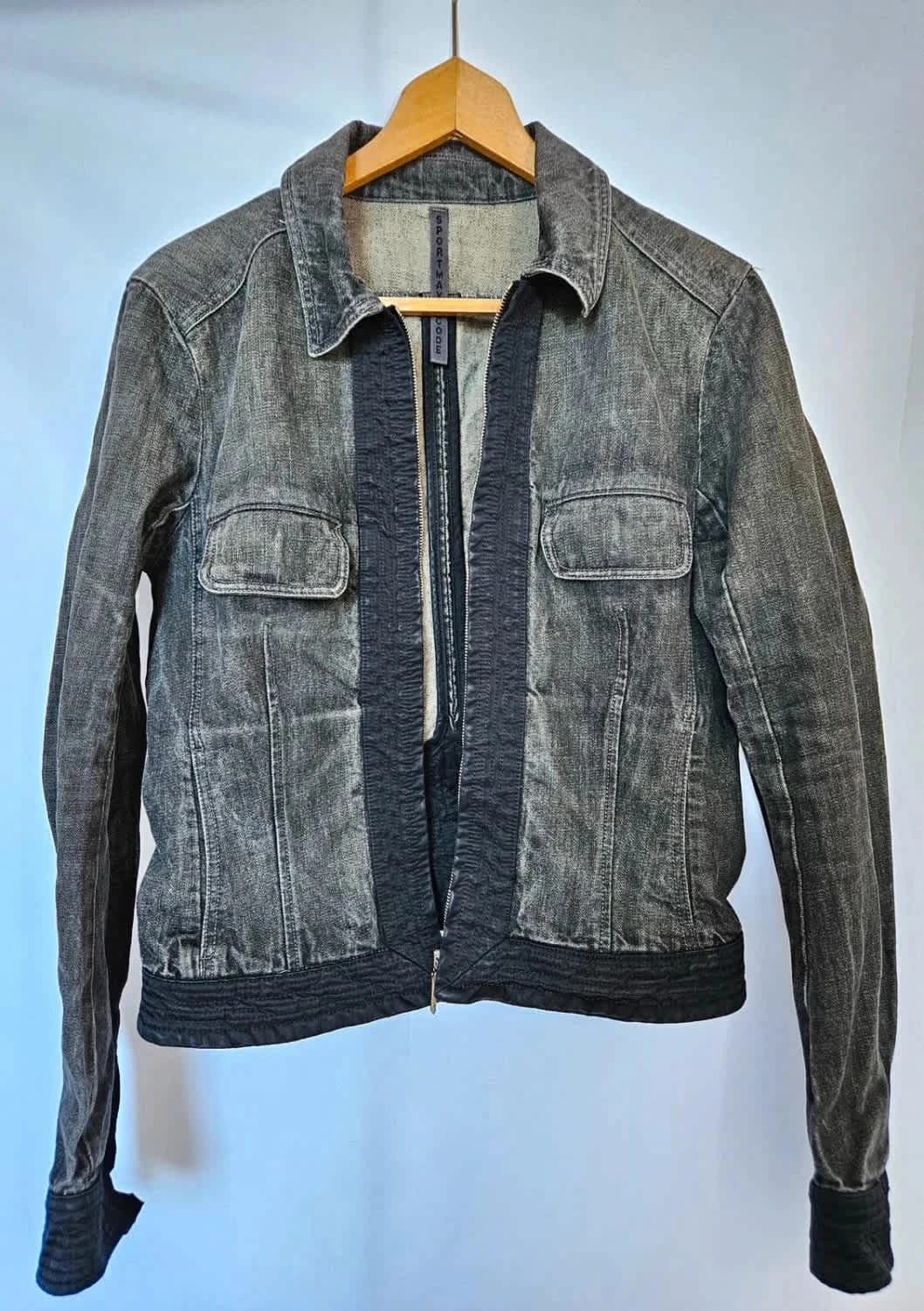 Veste en jean noire denim Sportmax code - Photo 6/8