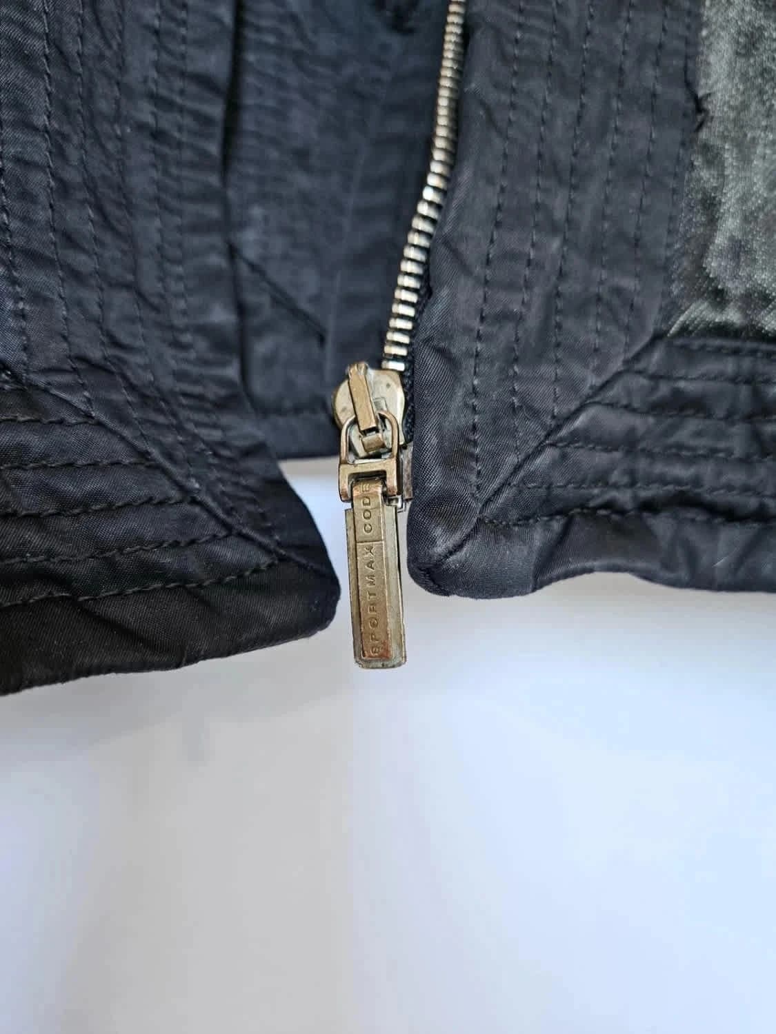 Veste en jean noire denim Sportmax code - Photo 7/8