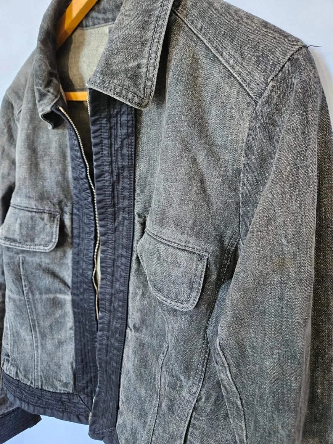 Veste en jean noire denim Sportmax code - Photo 8/8