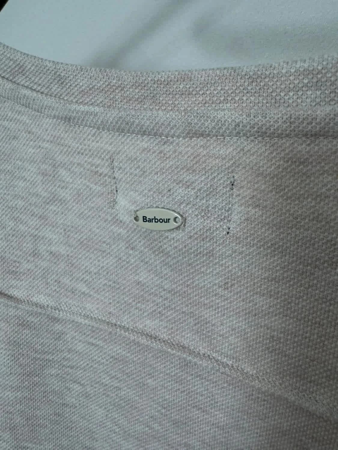 Sweat Barbour Highland Overlayer Summer Tartan beige taille 38/M - Photo 9/9