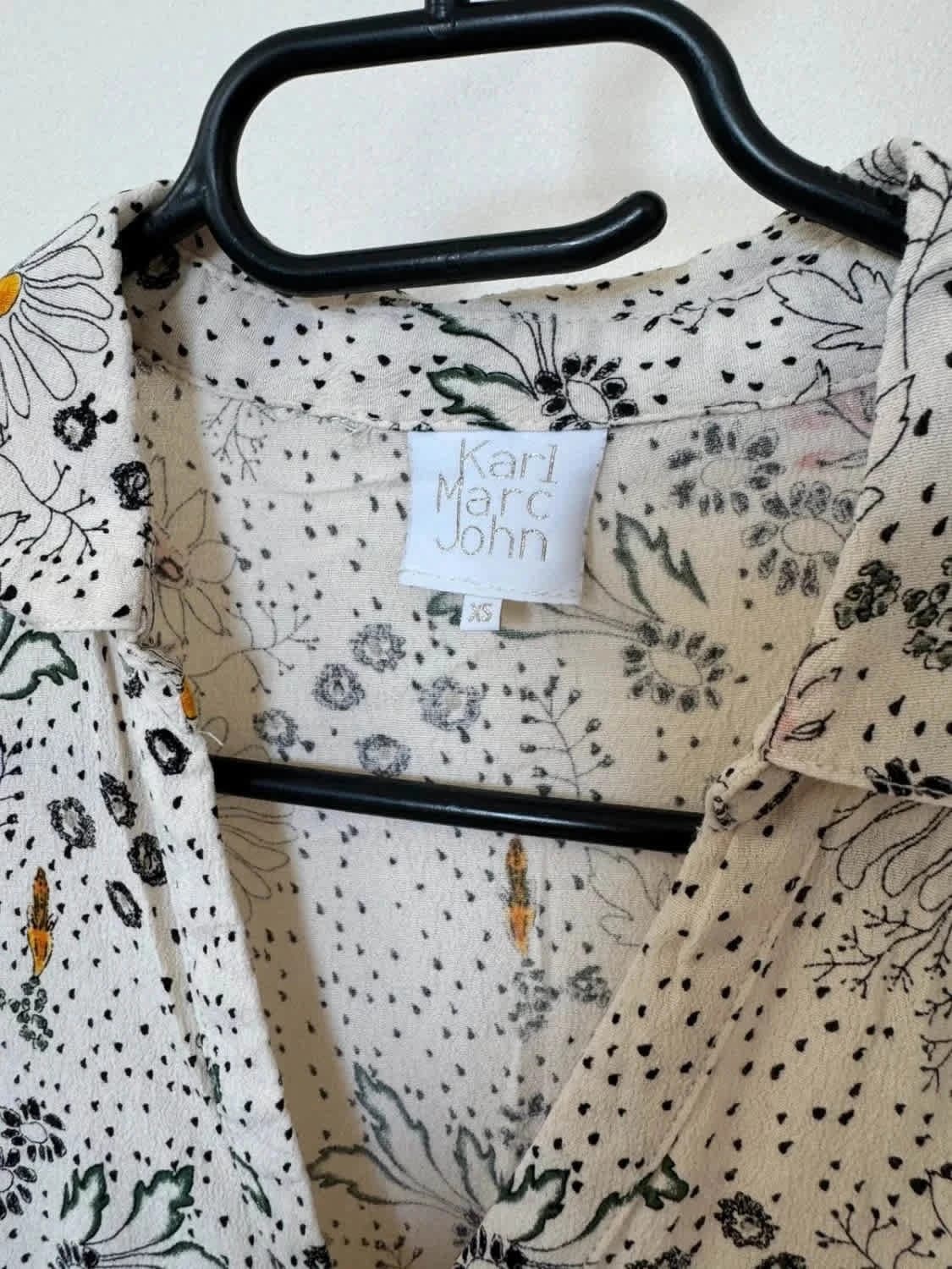 Robe longue fleurie Karl Marc John col chemise manches longues taille XS - Photo 3/6
