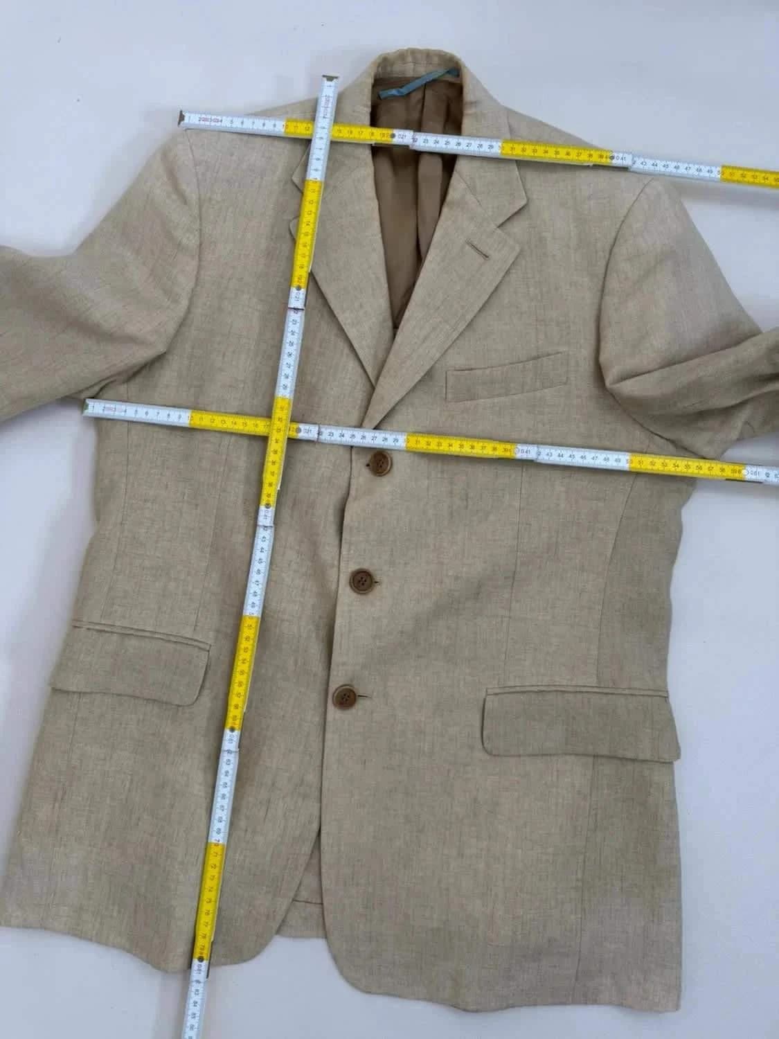 Veste blazer Paul Smith 100% lin beige taille L - Photo 11/12