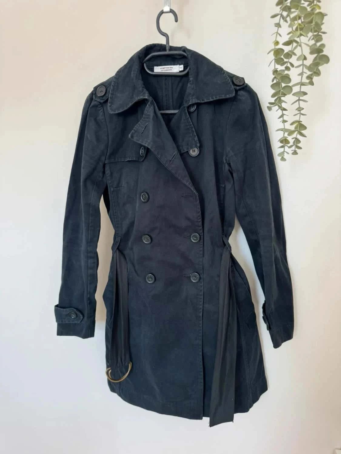 Trench coton comptoir des cotonniers noir classique taille 38 - Photo 2/6
