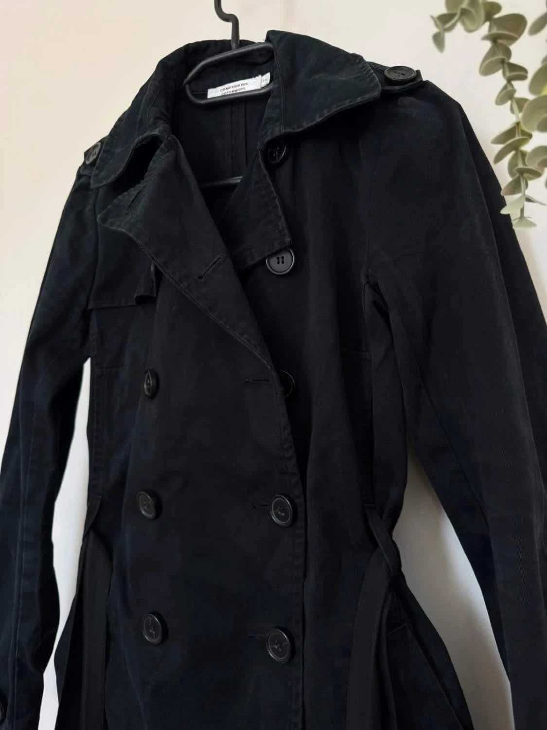 Trench coton comptoir des cotonniers noir classique taille 38 - Photo 5/6