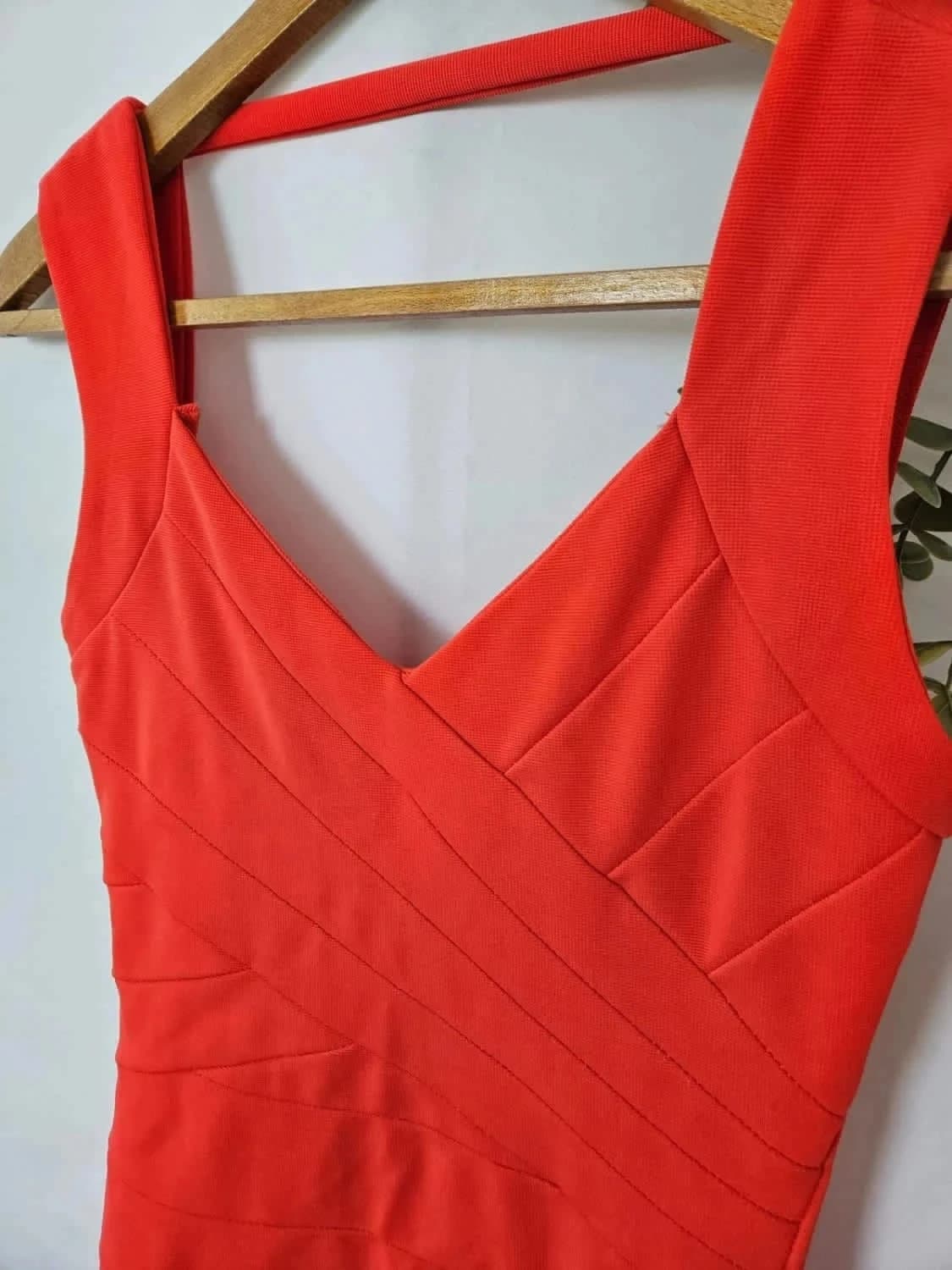 Robe moulante corail taille S - Photo 4/7