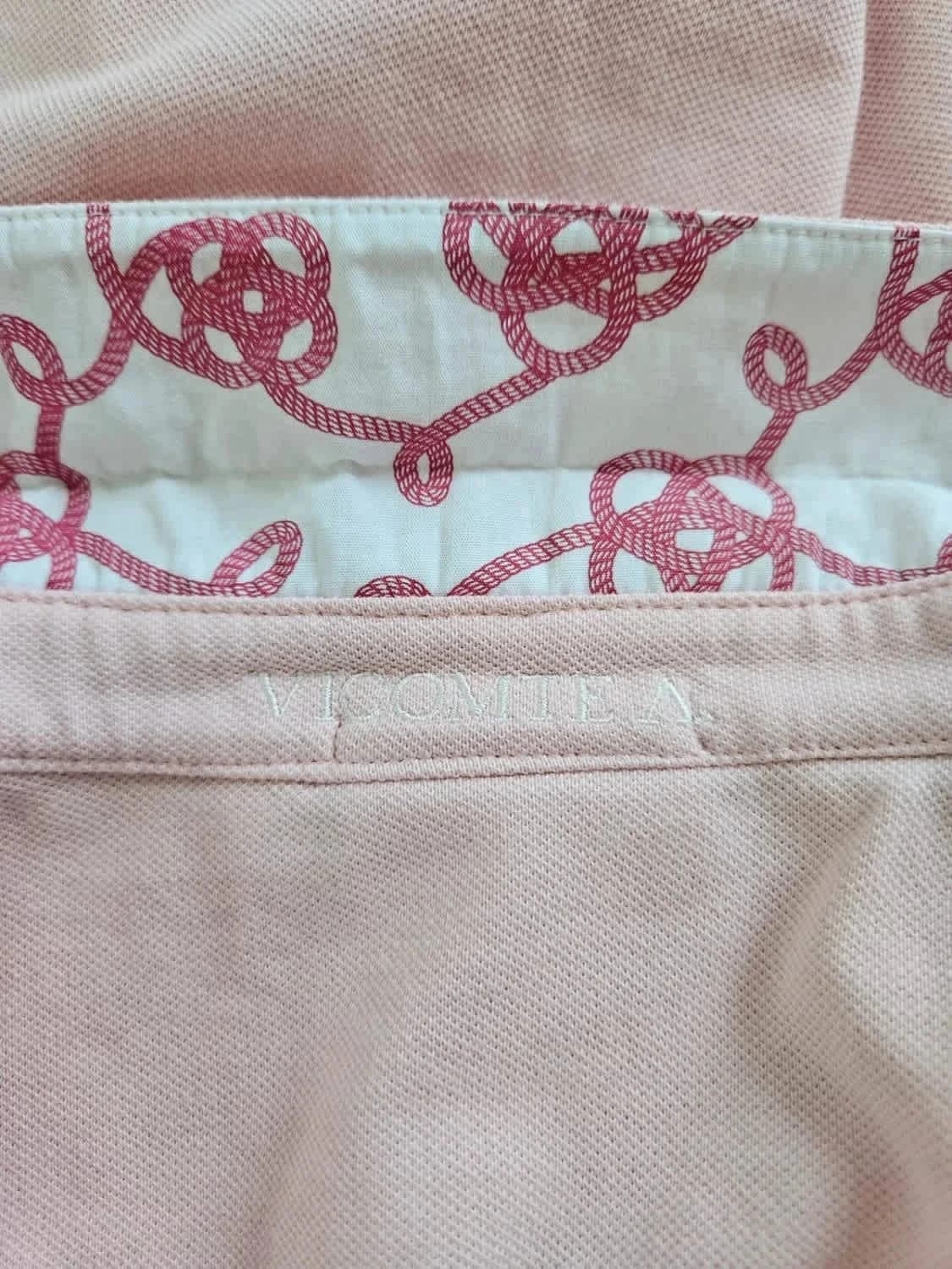 Robe polo rose Vicomte A logo brodé blanc taille S - Photo 5/7