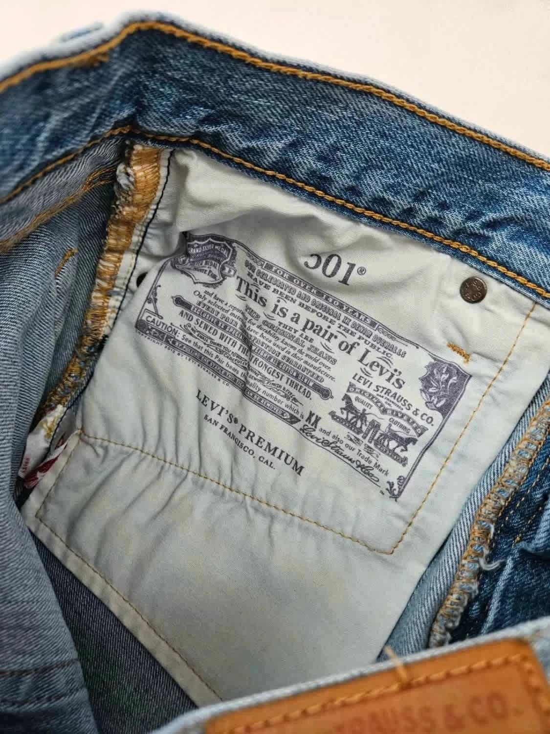 Short en jean Levi’s 501 Premium blank tab W27 - Photo 9/10