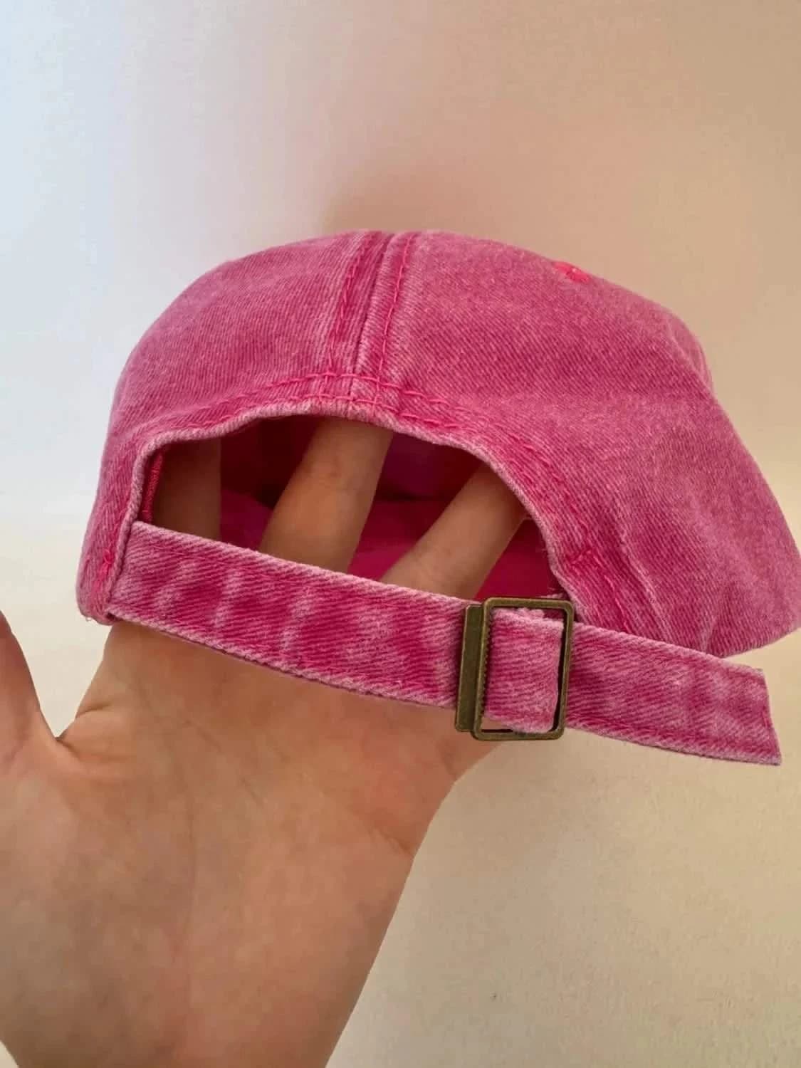 Casquette de baseball rose délavée California West Coast - Photo 4/5