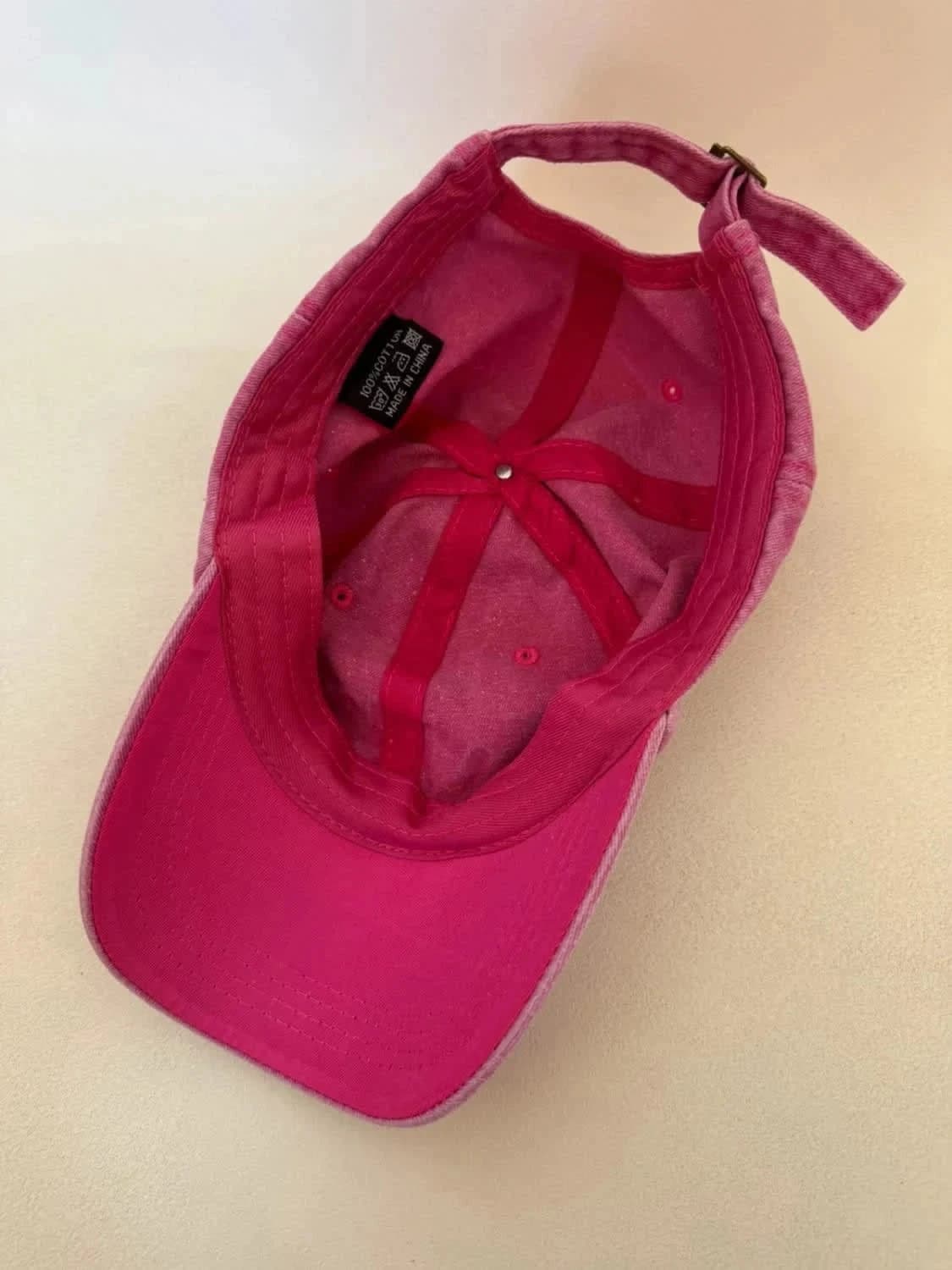 Casquette de baseball rose délavée California West Coast - Photo 5/5