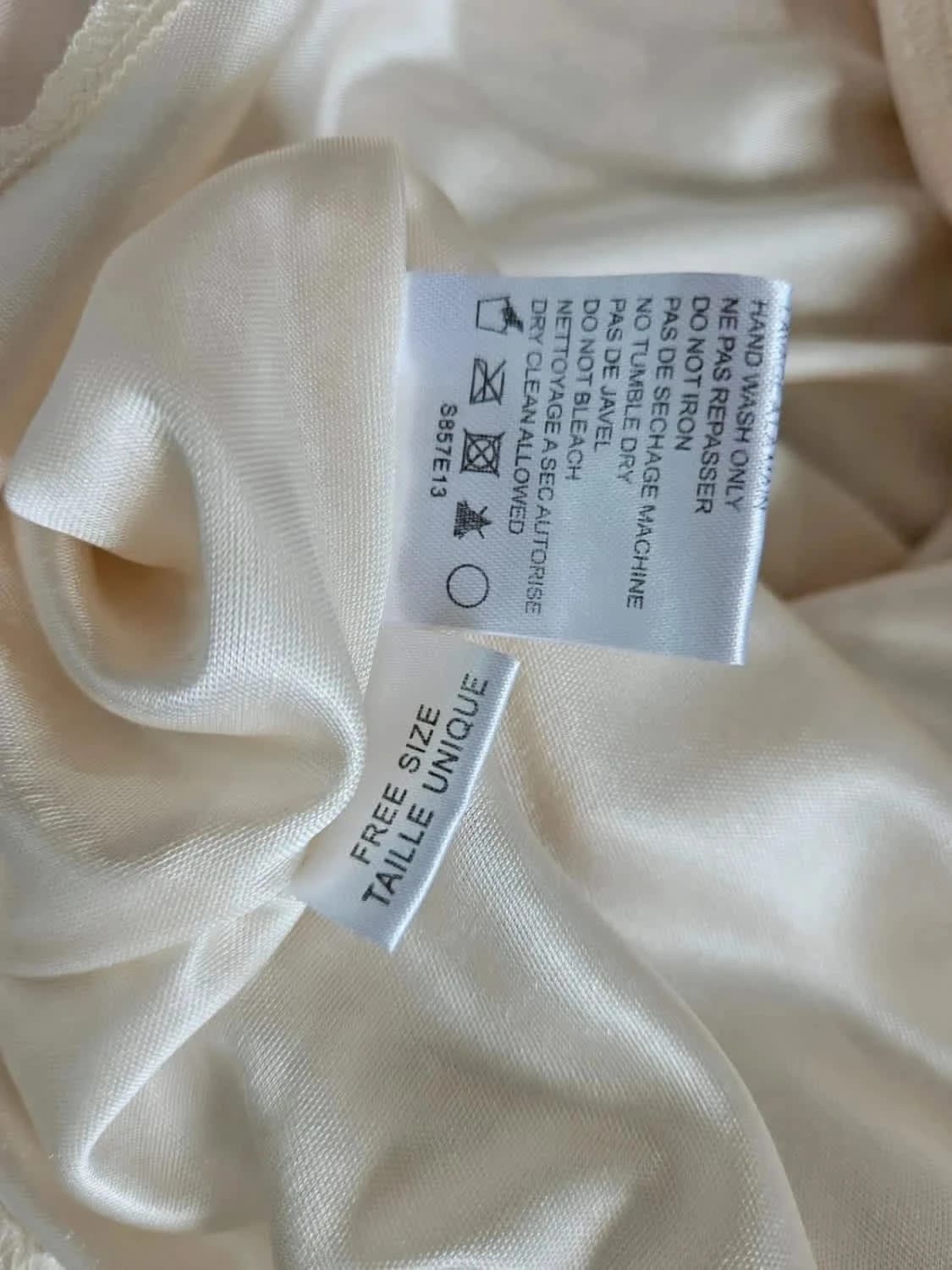 Robe dentelle crème Molly Bracken taille unique - Photo 6/7
