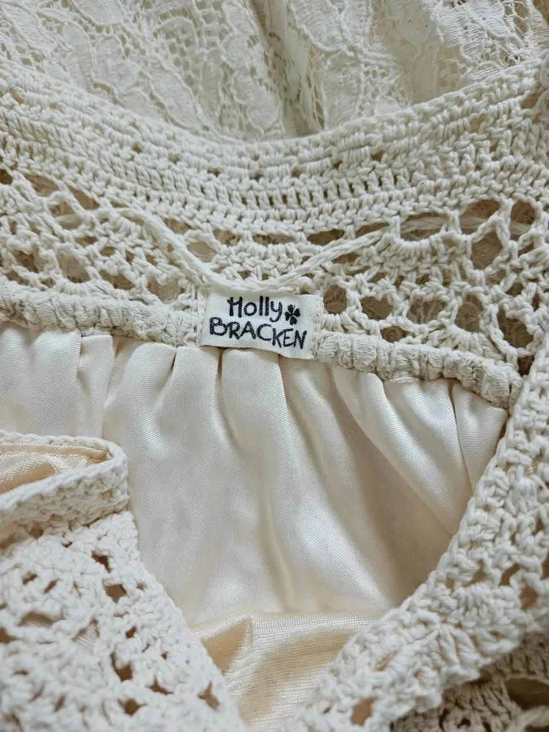 Robe dentelle crème Molly Bracken taille unique - Photo 7/7