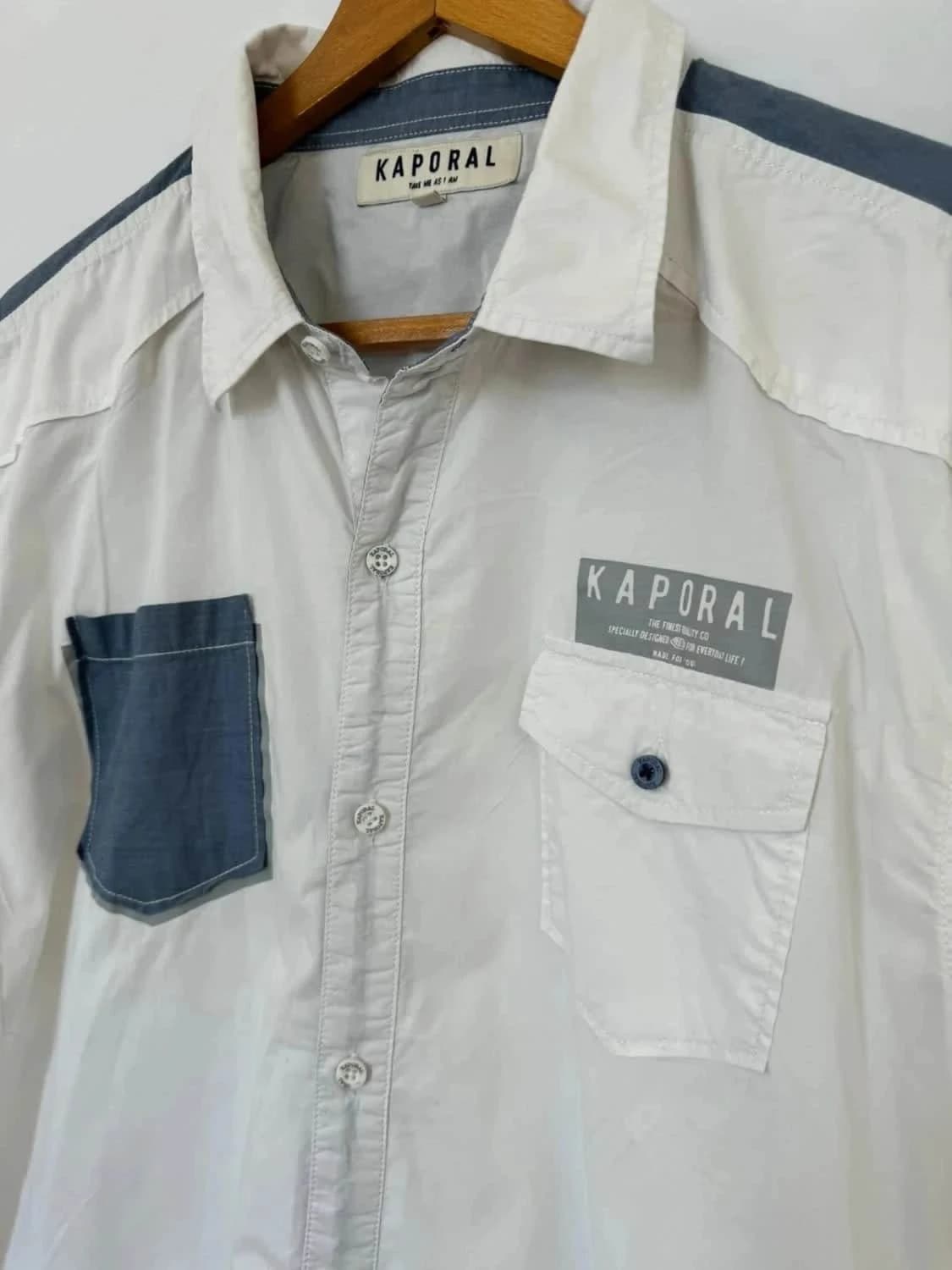 Chemise blanche manches courtes Homme Kaporal taille XXL - Photo 3/7