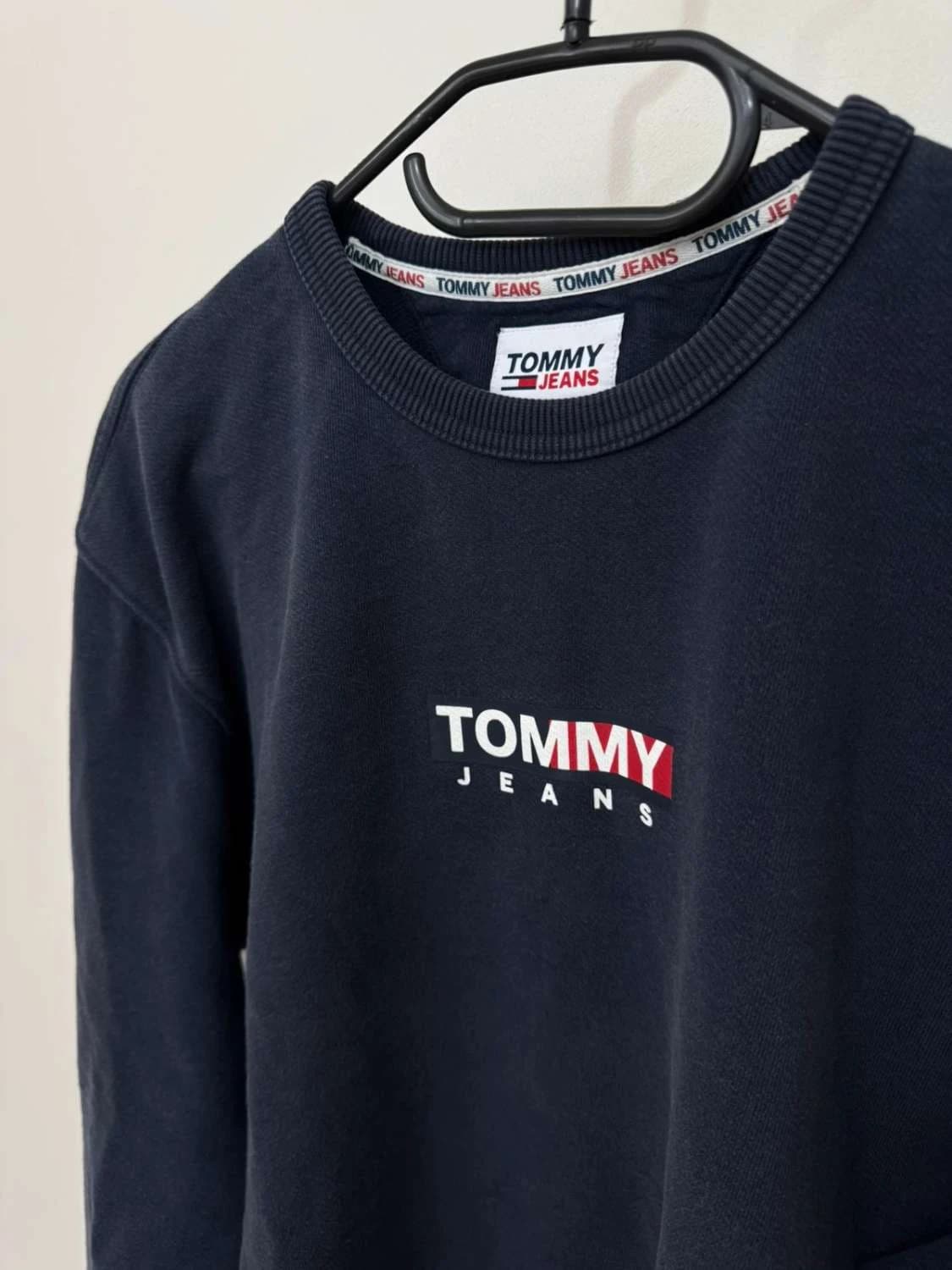 Sweatshirt Crewneck Tommy Jeans bleu marine logo poitrine taille M - FP251294 - Photo 3/6