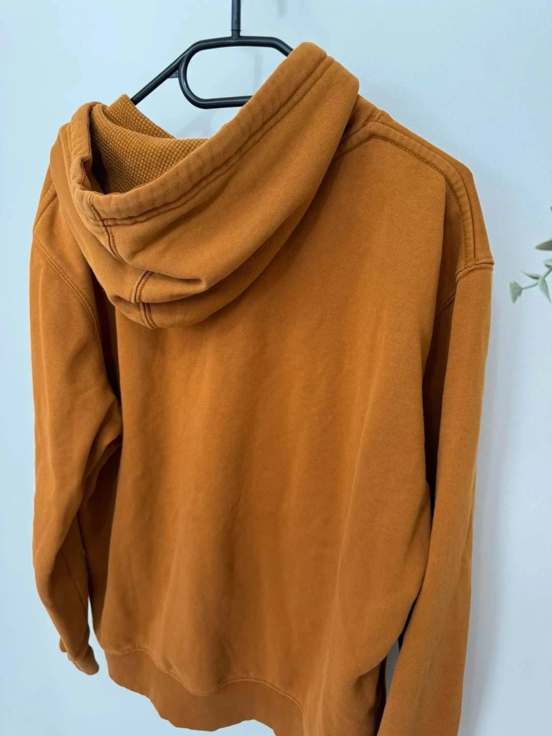 Sweat à capuche hoodie G-Star Raw marron logo brodé taille XL - FP251278 - Photo 8/8