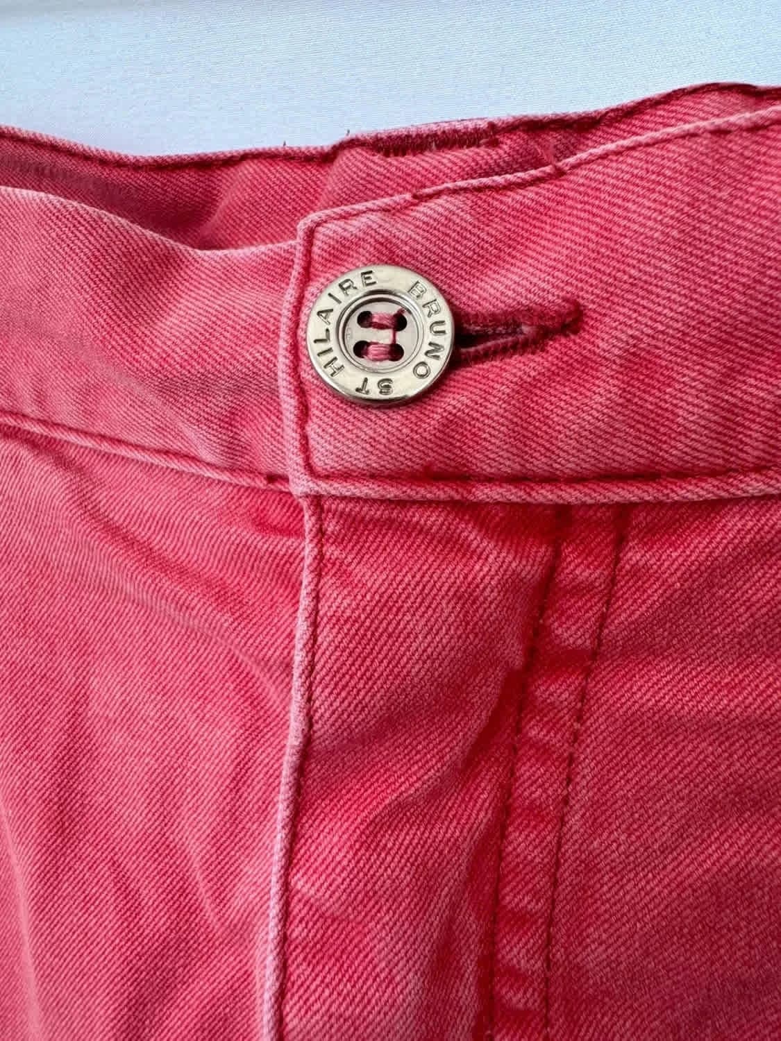 Pantalon droit rose corail Bruno Saint Hilaire taille XL - Photo 3/5