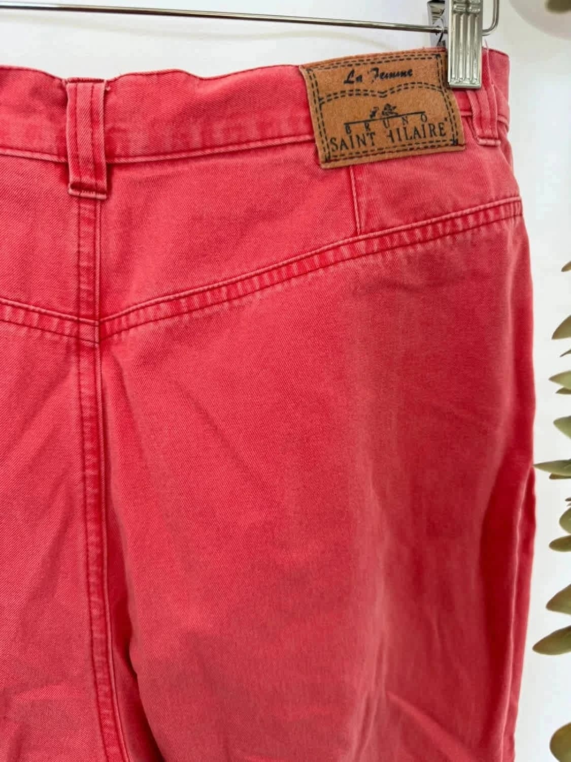 Pantalon droit rose corail Bruno Saint Hilaire taille XL - Photo 5/5